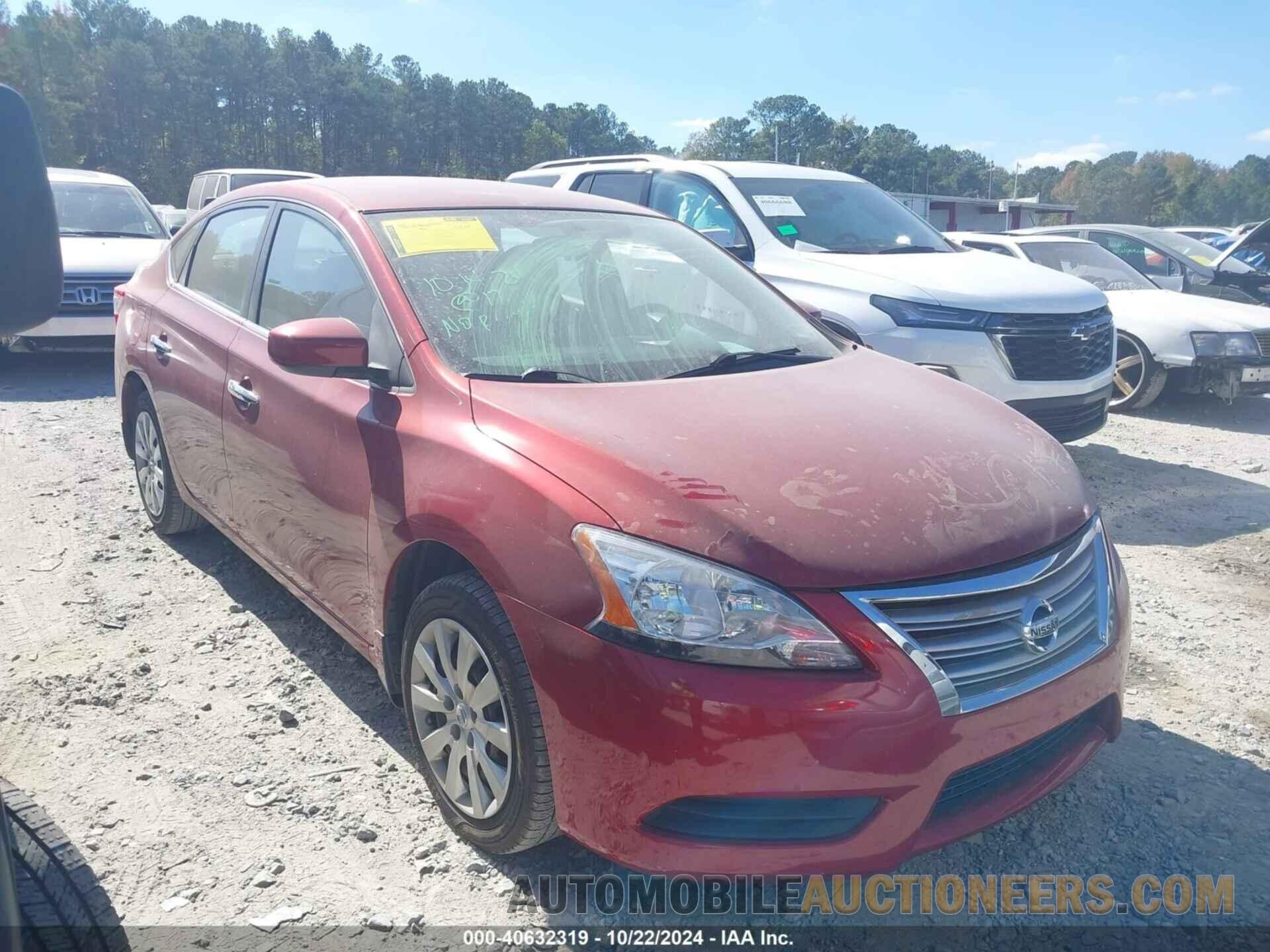 3N1AB7AP0EY337125 NISSAN SENTRA 2014