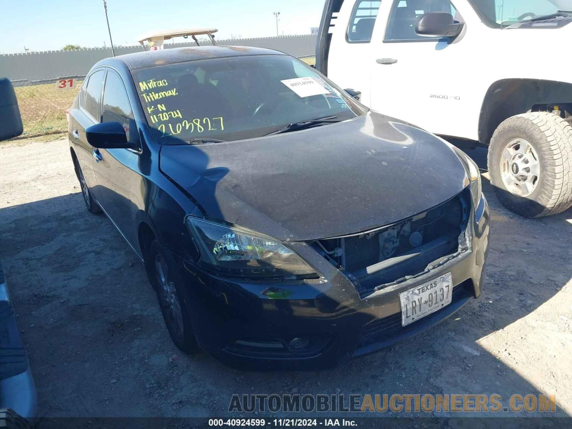 3N1AB7AP1EY263827 NISSAN SENTRA 2014