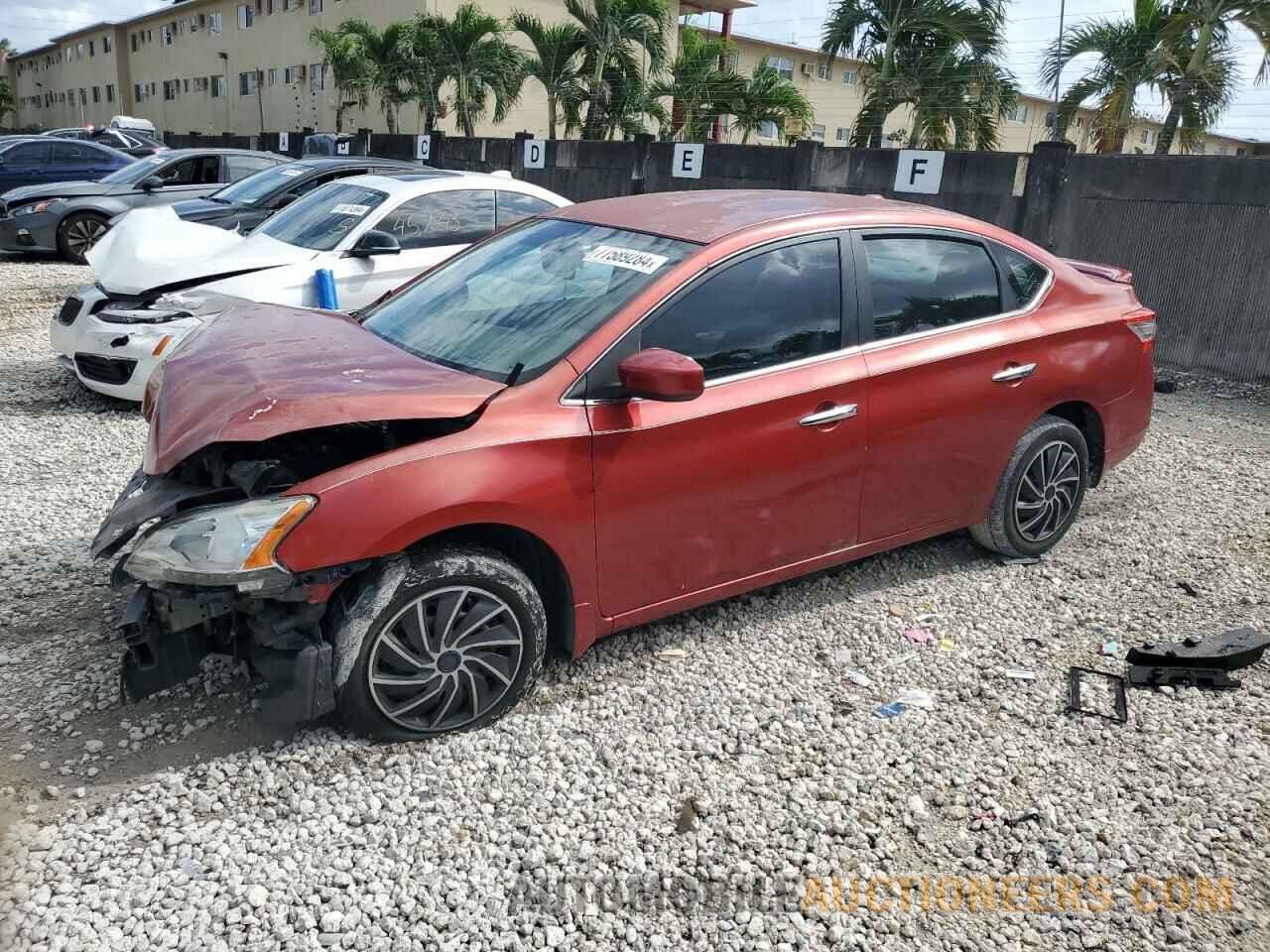 3N1AB7AP1EY305980 NISSAN SENTRA 2014