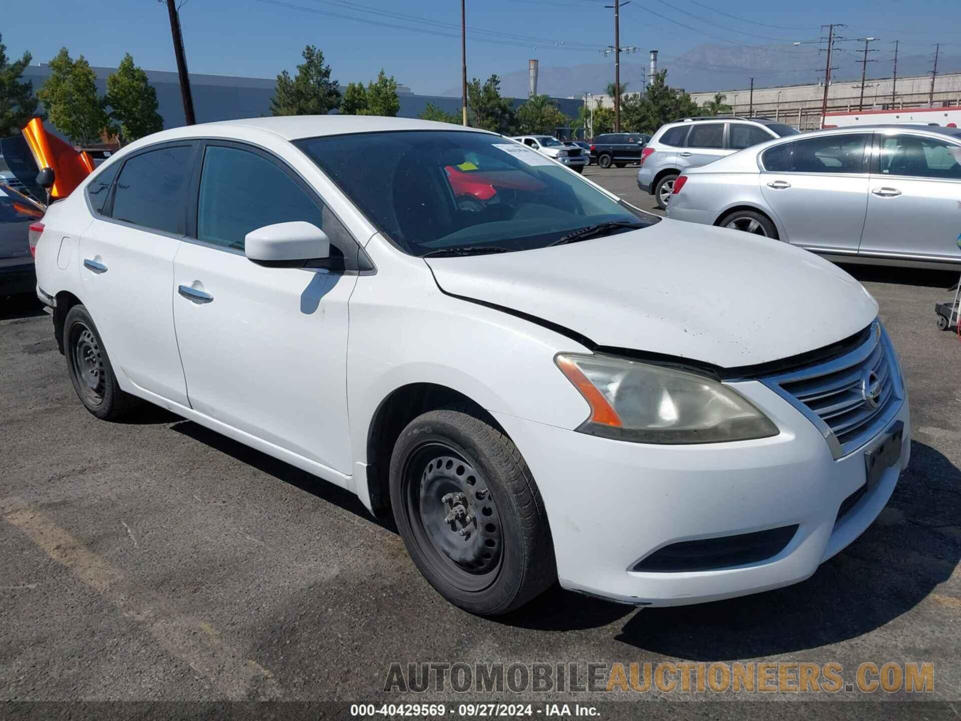 3N1AB7AP2DL697492 NISSAN SENTRA 2013