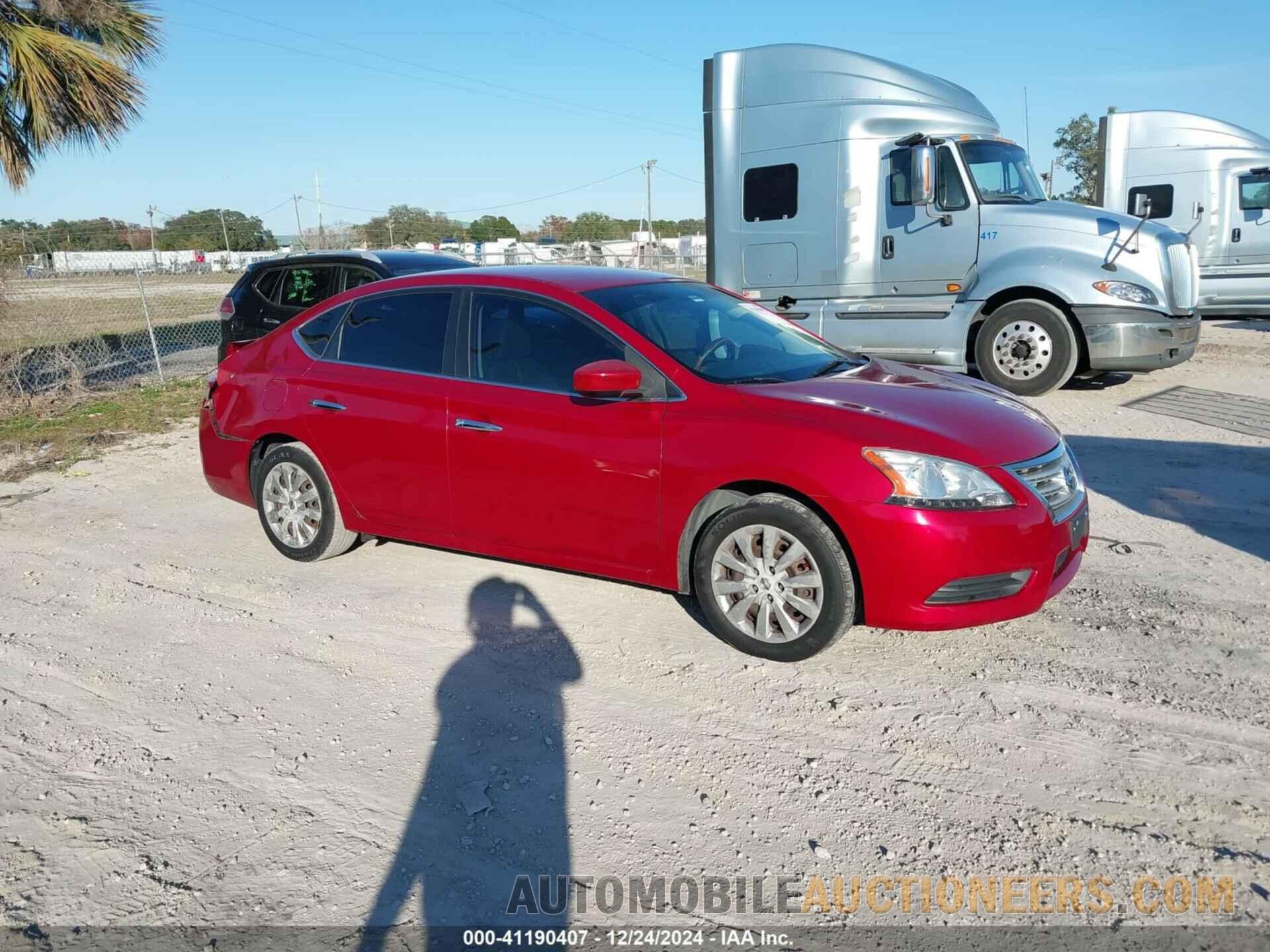 3N1AB7AP2EL654501 NISSAN SENTRA 2014