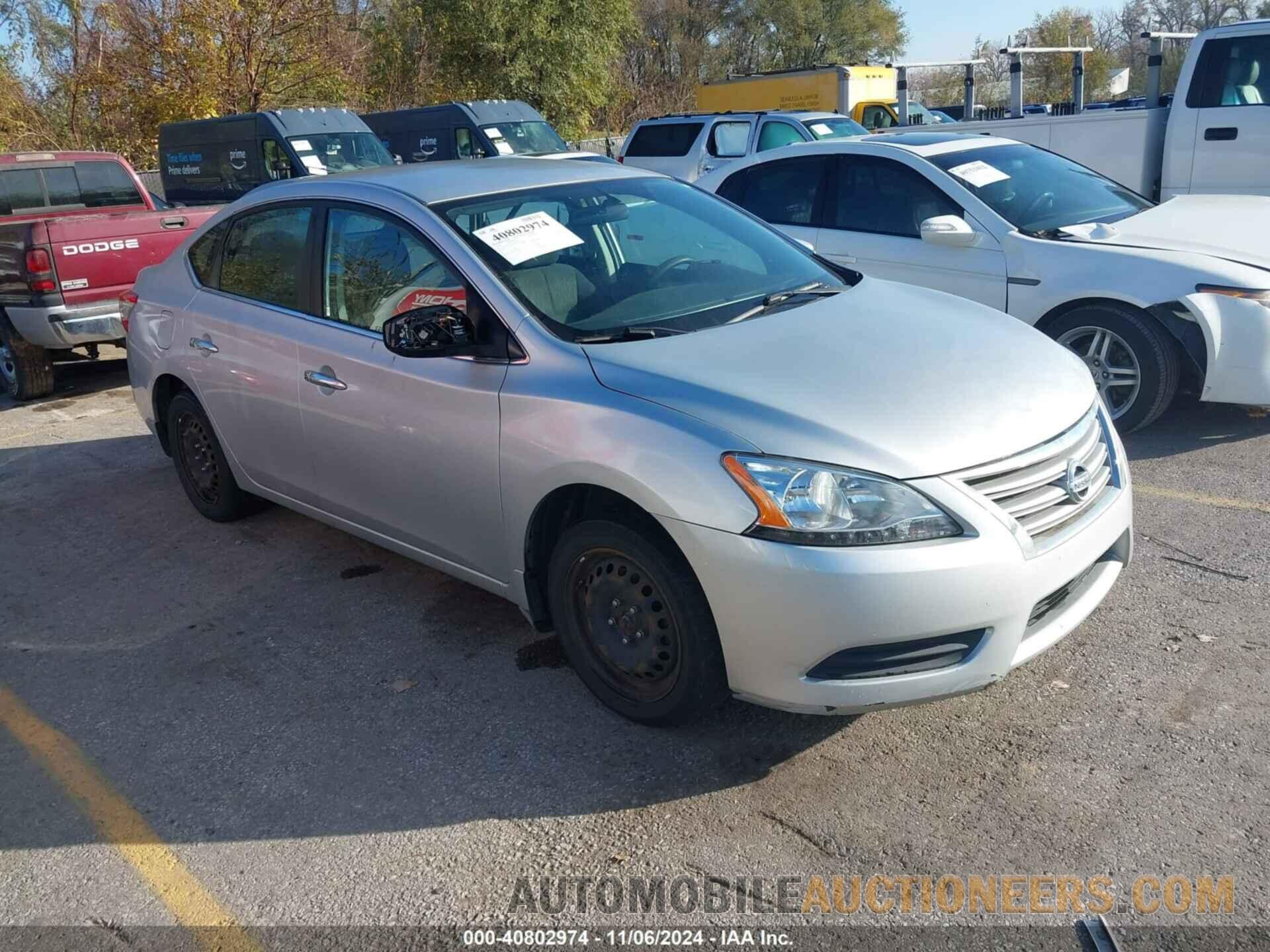 3N1AB7AP2EL680306 NISSAN SENTRA 2014