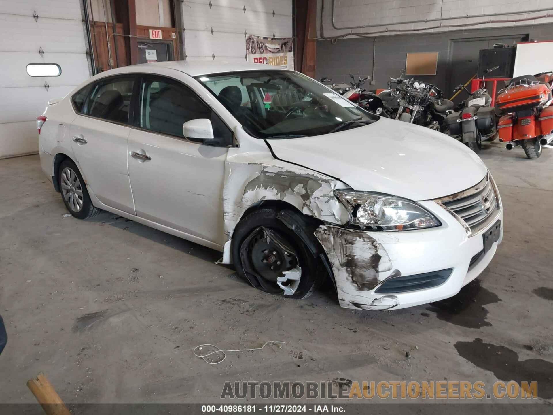 3N1AB7AP3DL665134 NISSAN SENTRA 2013