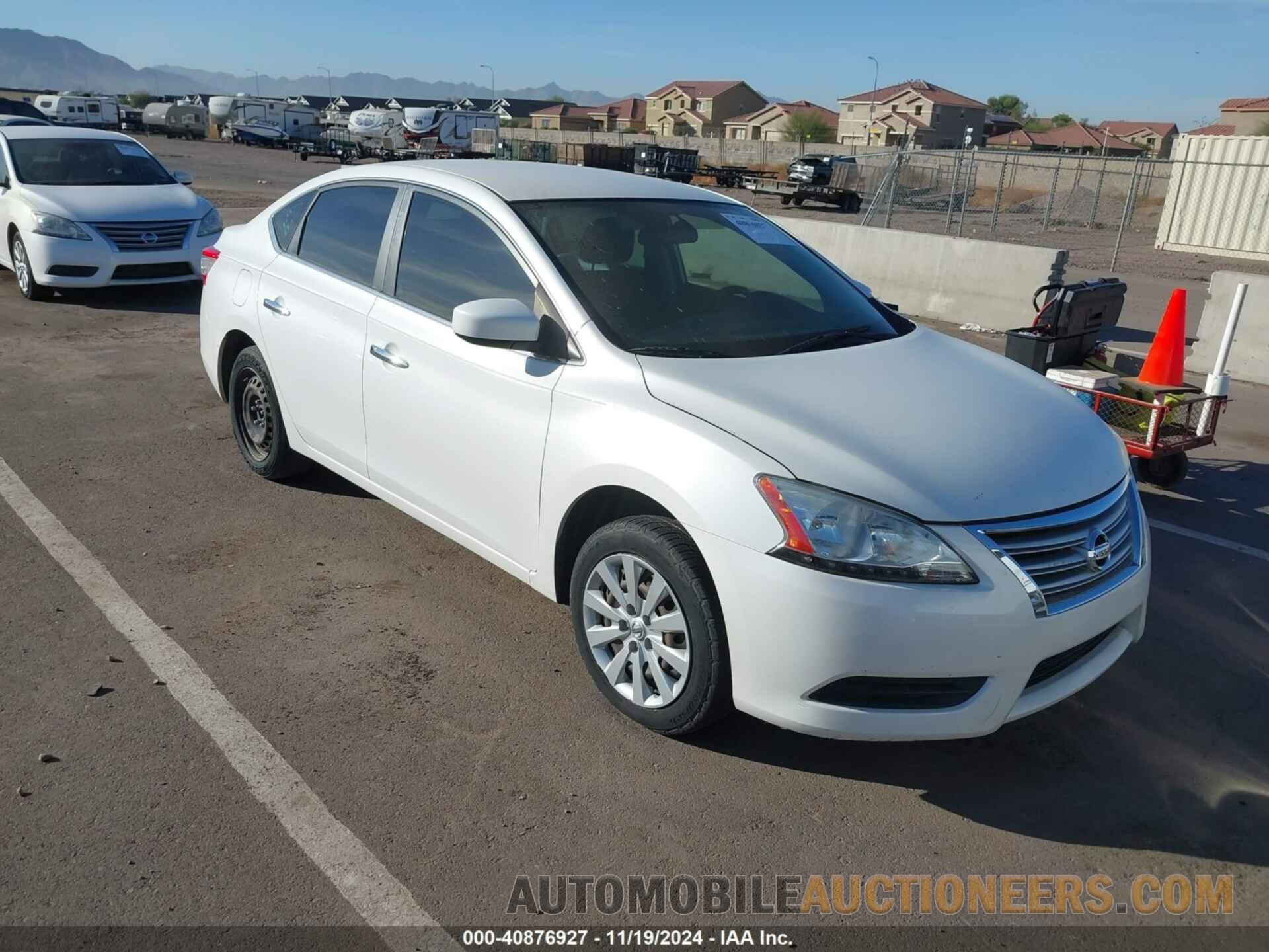 3N1AB7AP3DL747672 NISSAN SENTRA 2013