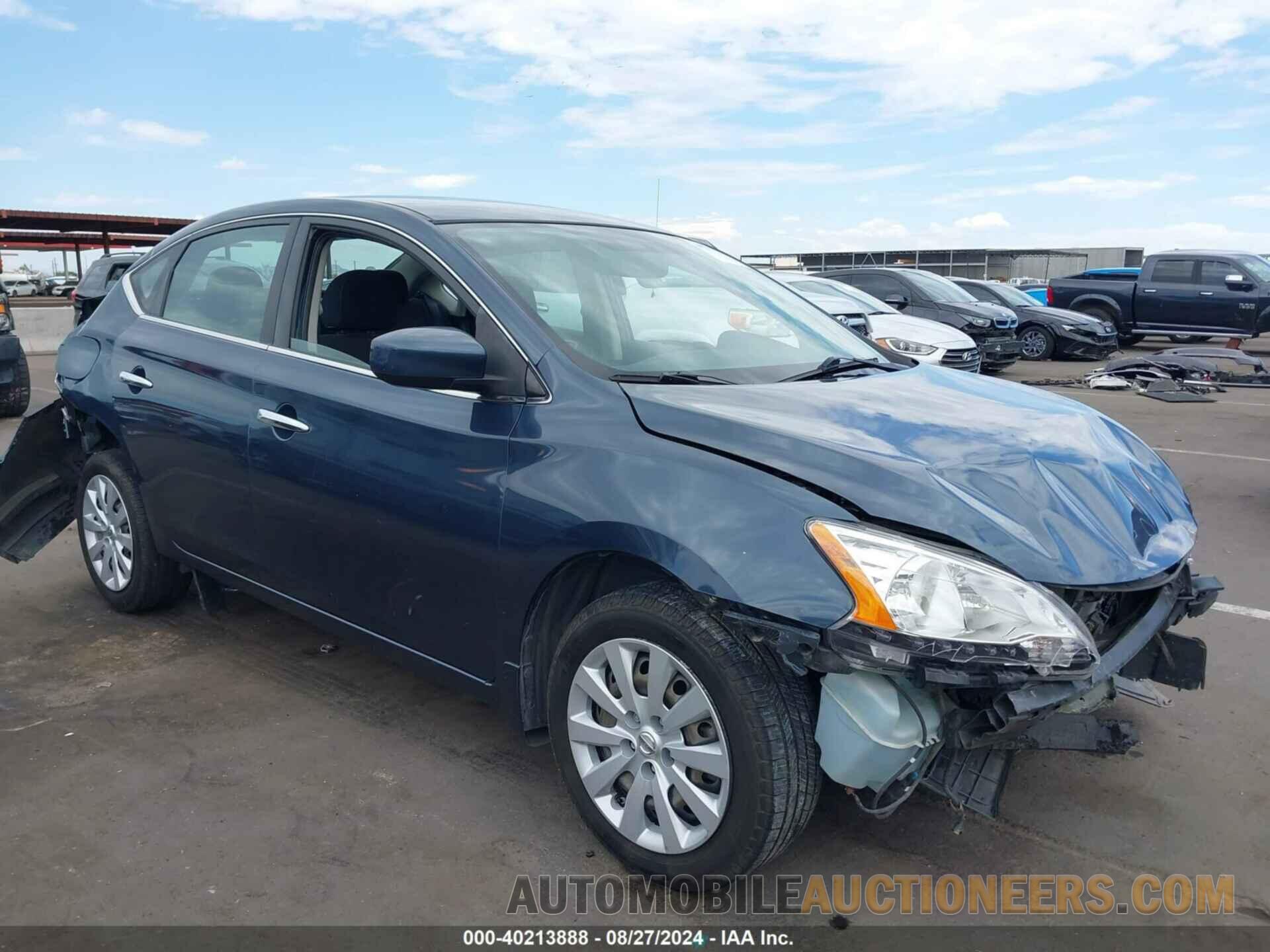 3N1AB7AP3EL687538 NISSAN SENTRA 2014