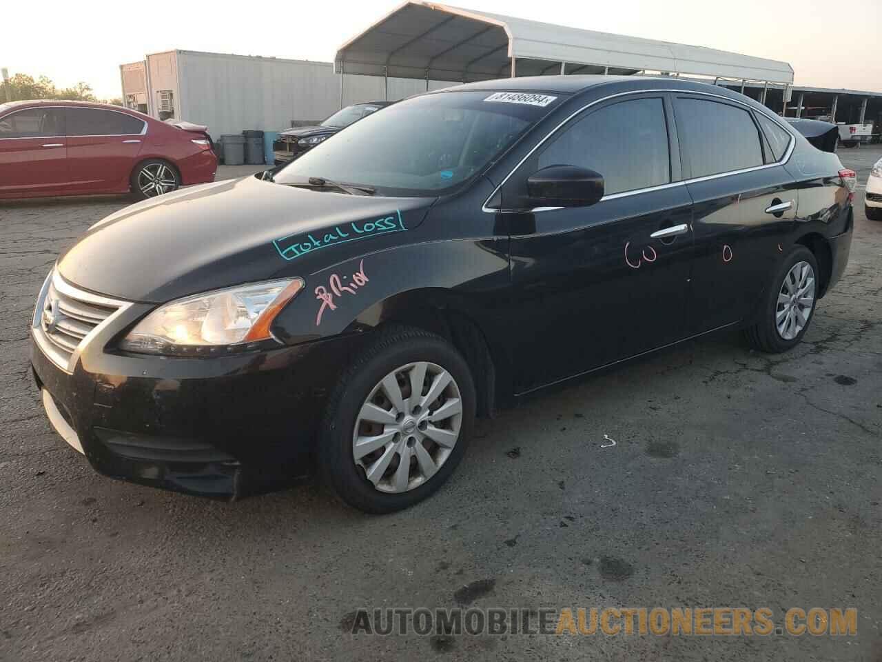 3N1AB7AP3EY214239 NISSAN SENTRA 2014