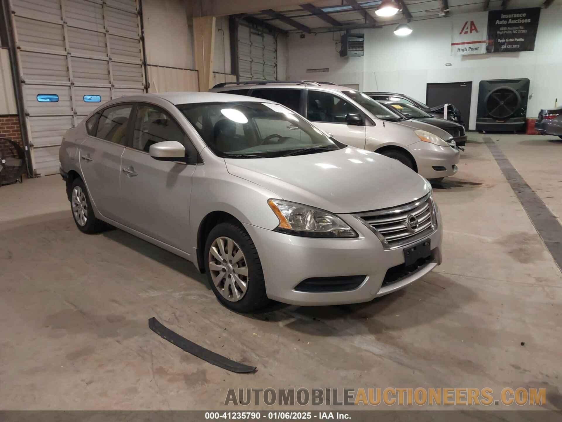 3N1AB7AP3EY301767 NISSAN SENTRA 2014