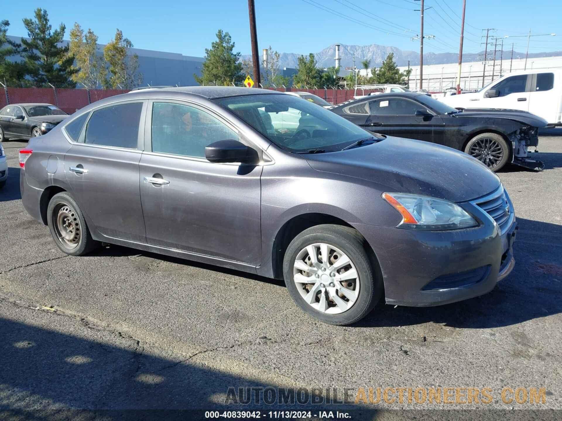 3N1AB7AP3FL665864 NISSAN SENTRA 2015