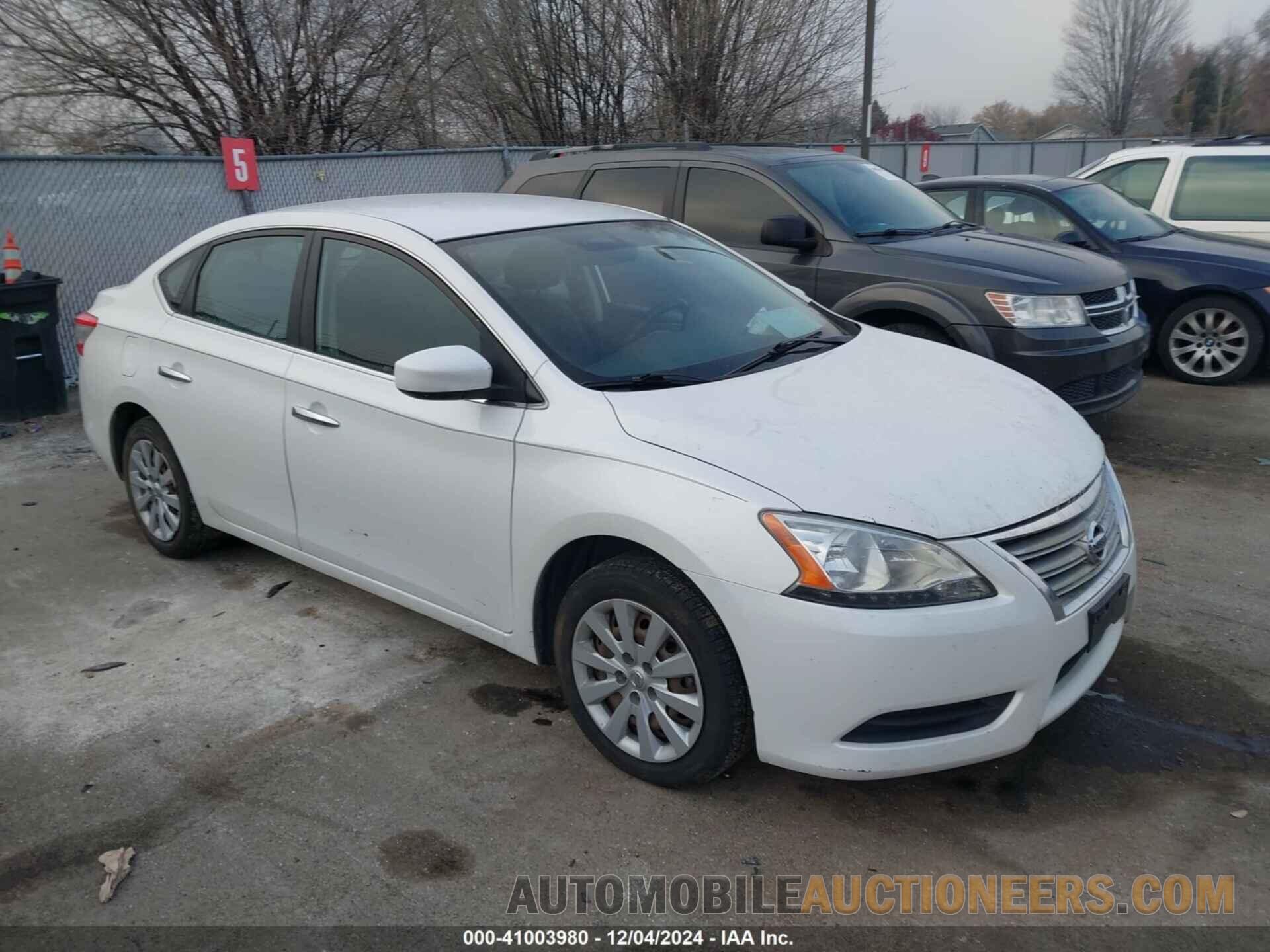 3N1AB7AP5EL665413 NISSAN SENTRA 2014