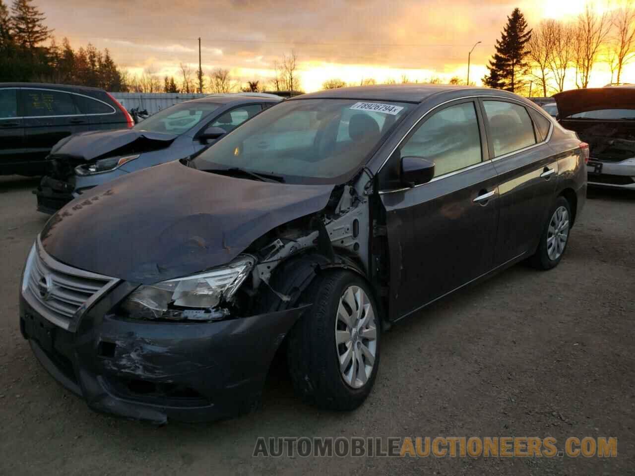 3N1AB7AP5FL682567 NISSAN SENTRA 2015