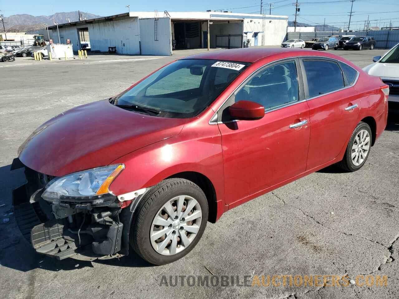 3N1AB7AP7EL678969 NISSAN SENTRA 2014