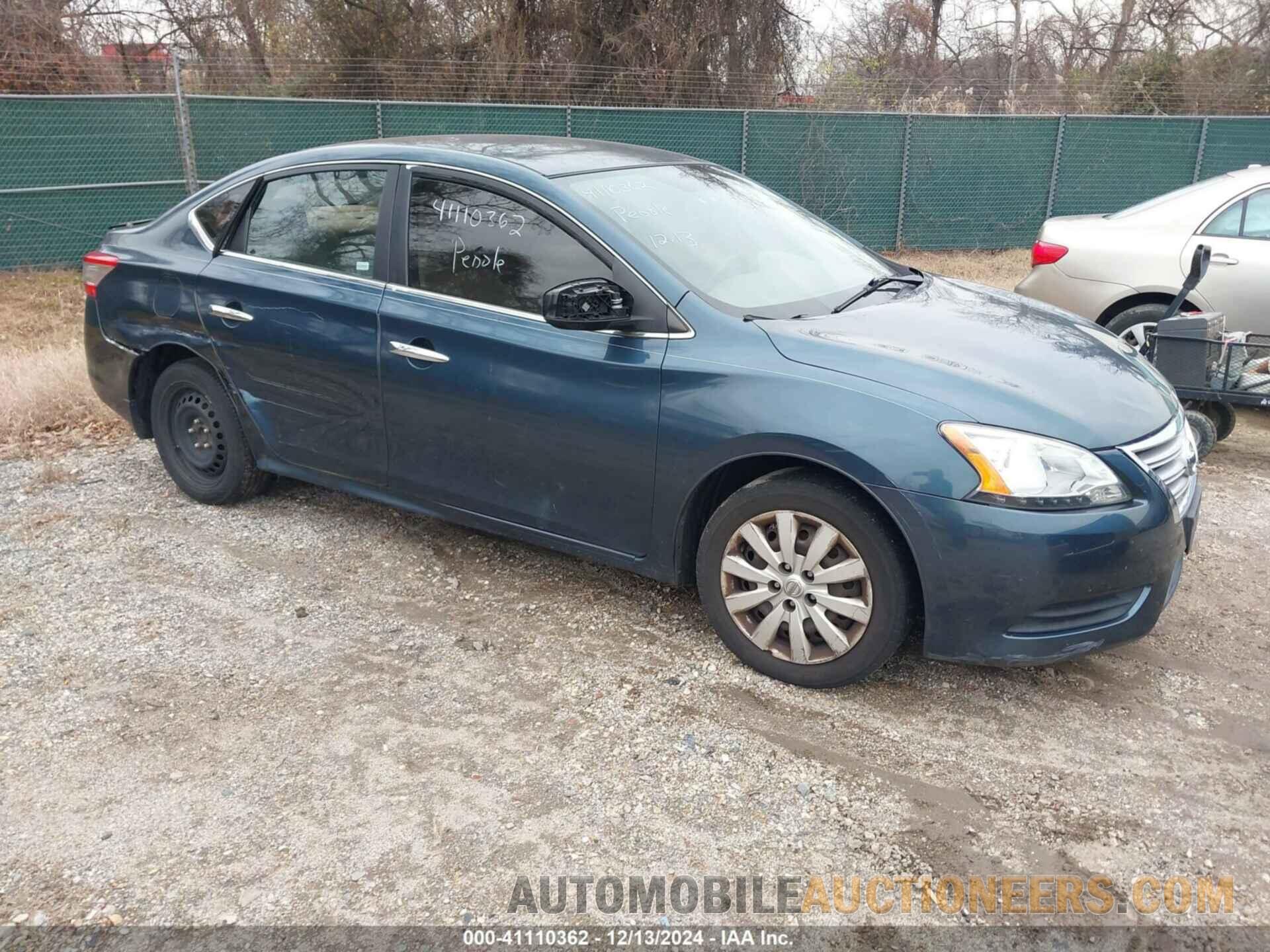 3N1AB7AP7EY304493 NISSAN SENTRA 2014