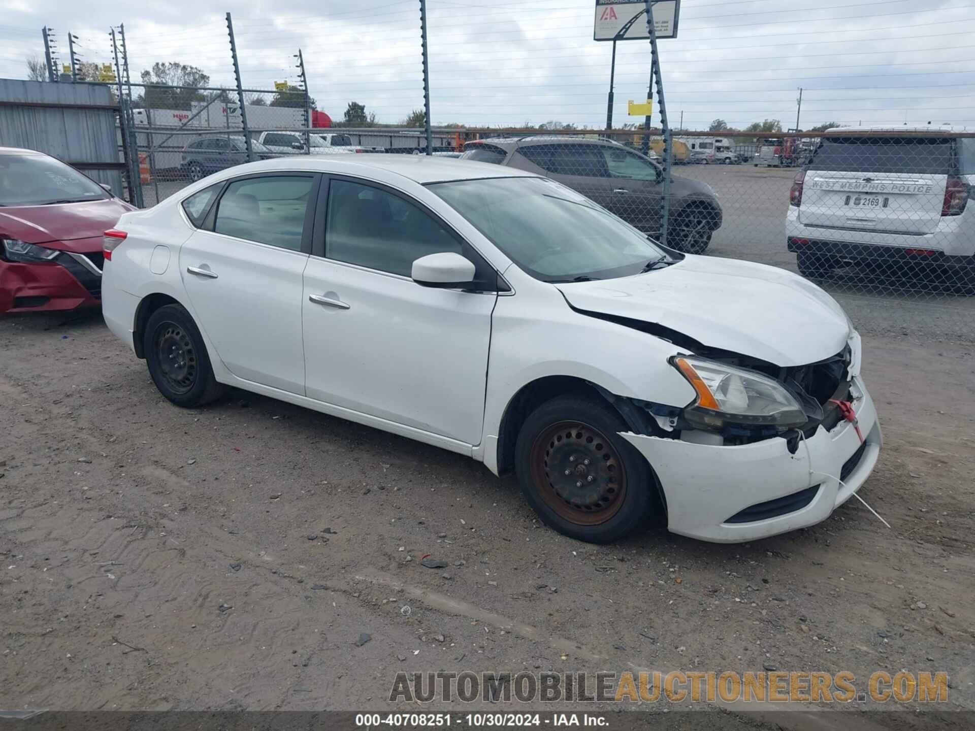 3N1AB7AP7EY306759 NISSAN SENTRA 2014