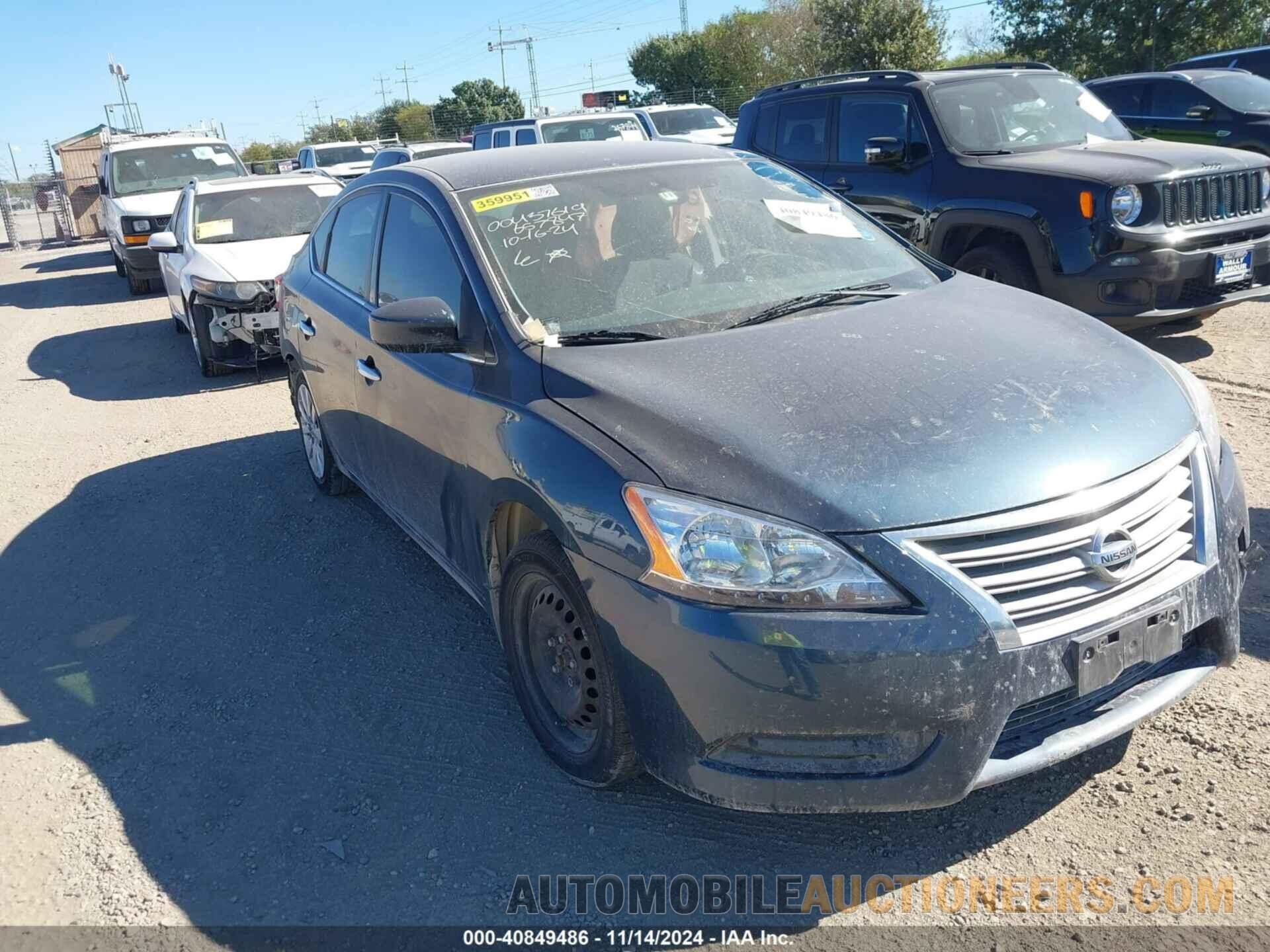 3N1AB7AP7FL657847 NISSAN SENTRA 2015