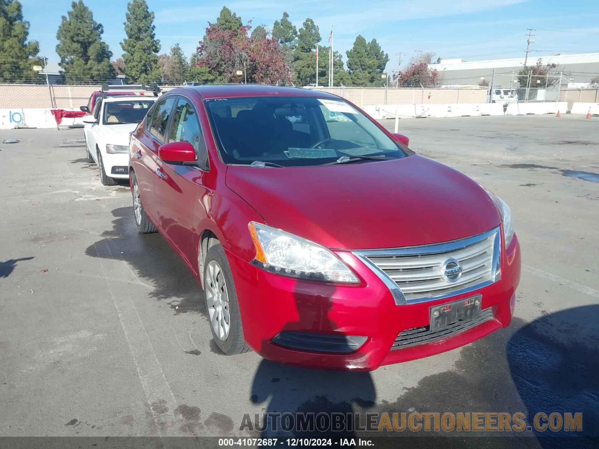 3N1AB7AP9EY339309 NISSAN SENTRA 2014