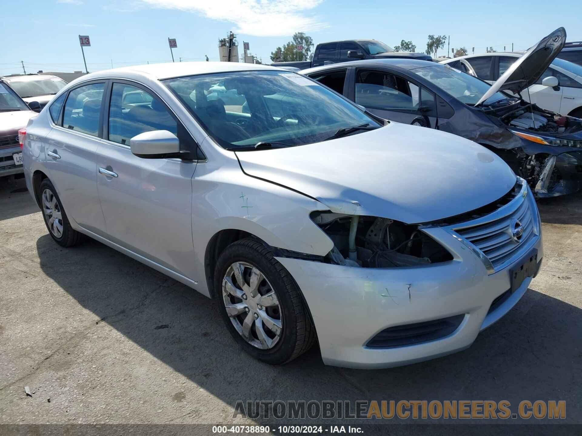 3N1AB7APXDL702874 NISSAN SENTRA 2013