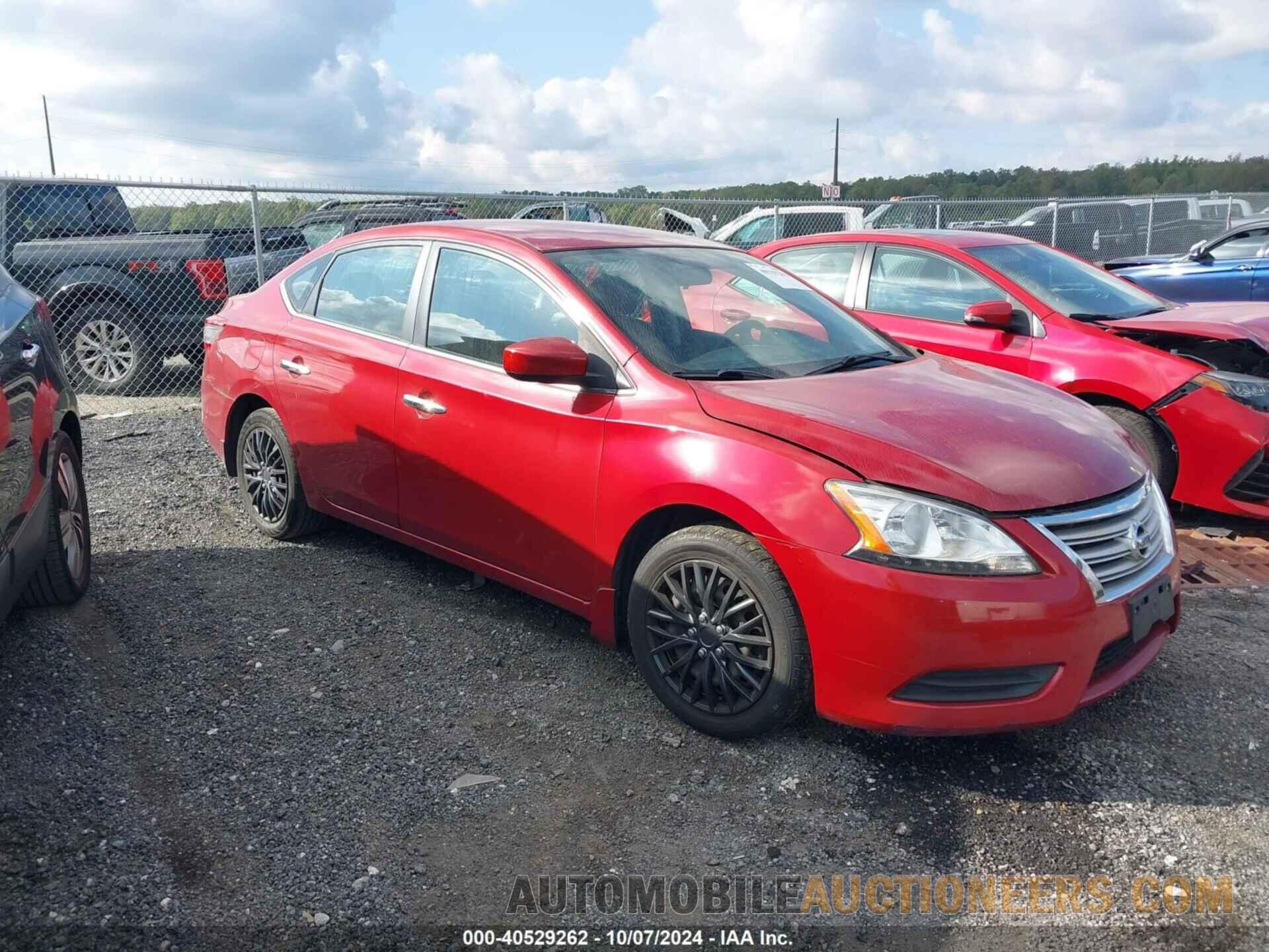 3N1AB7APXEL653385 NISSAN SENTRA 2014