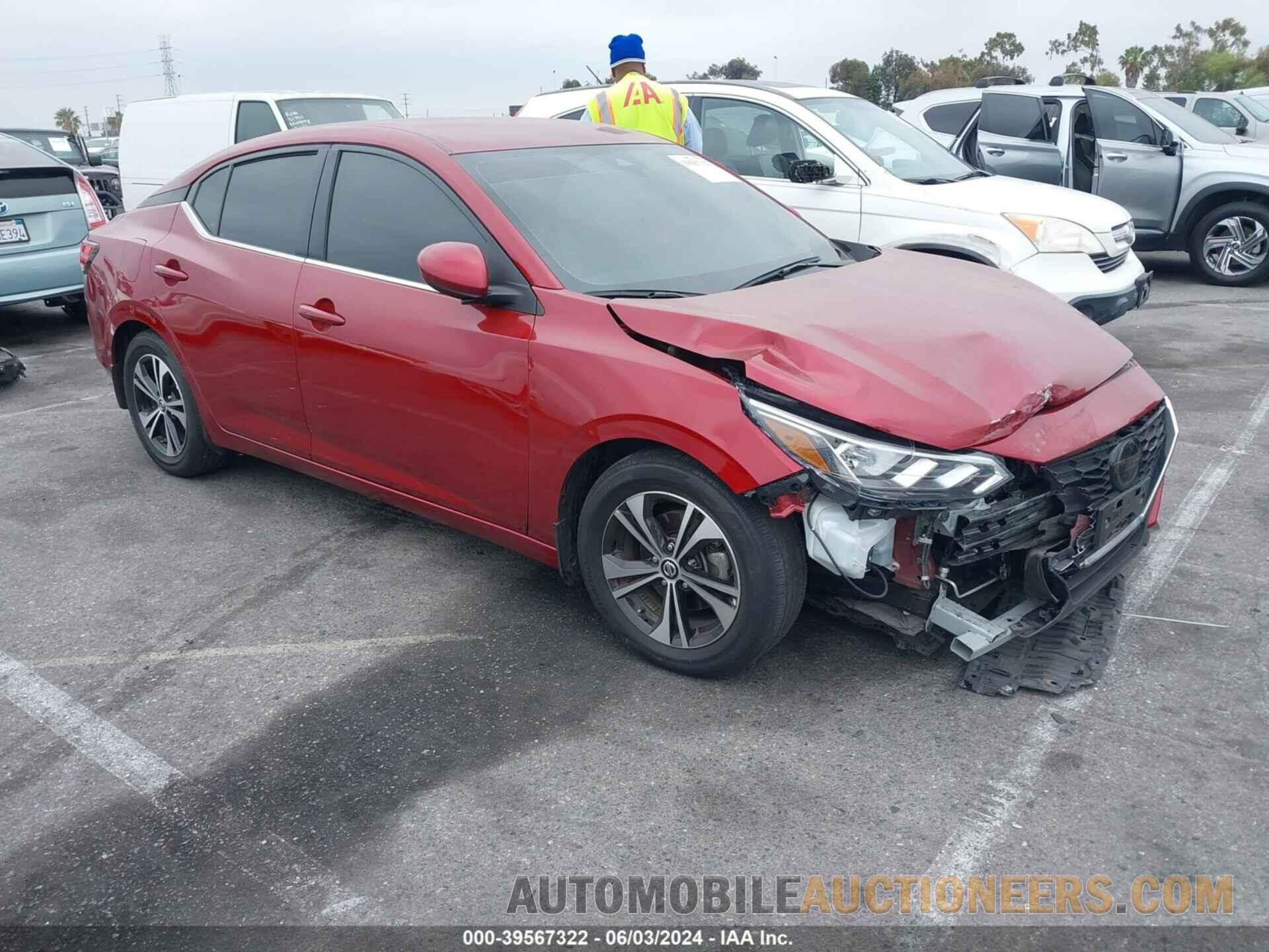 3N1AB8CV0NY311741 NISSAN SENTRA 2022