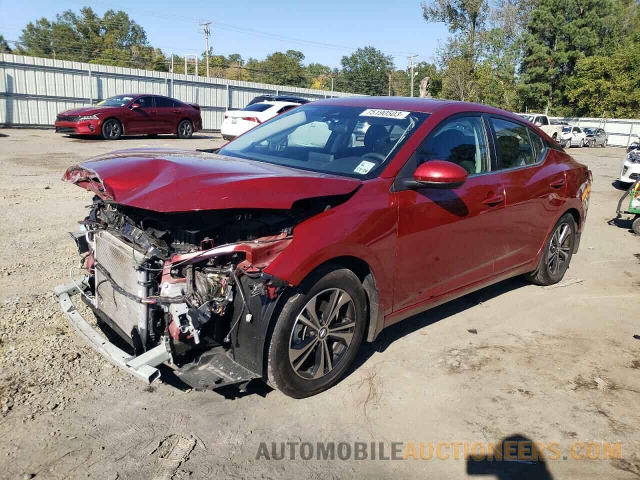 3N1AB8CV1NY303938 NISSAN SENTRA 2022