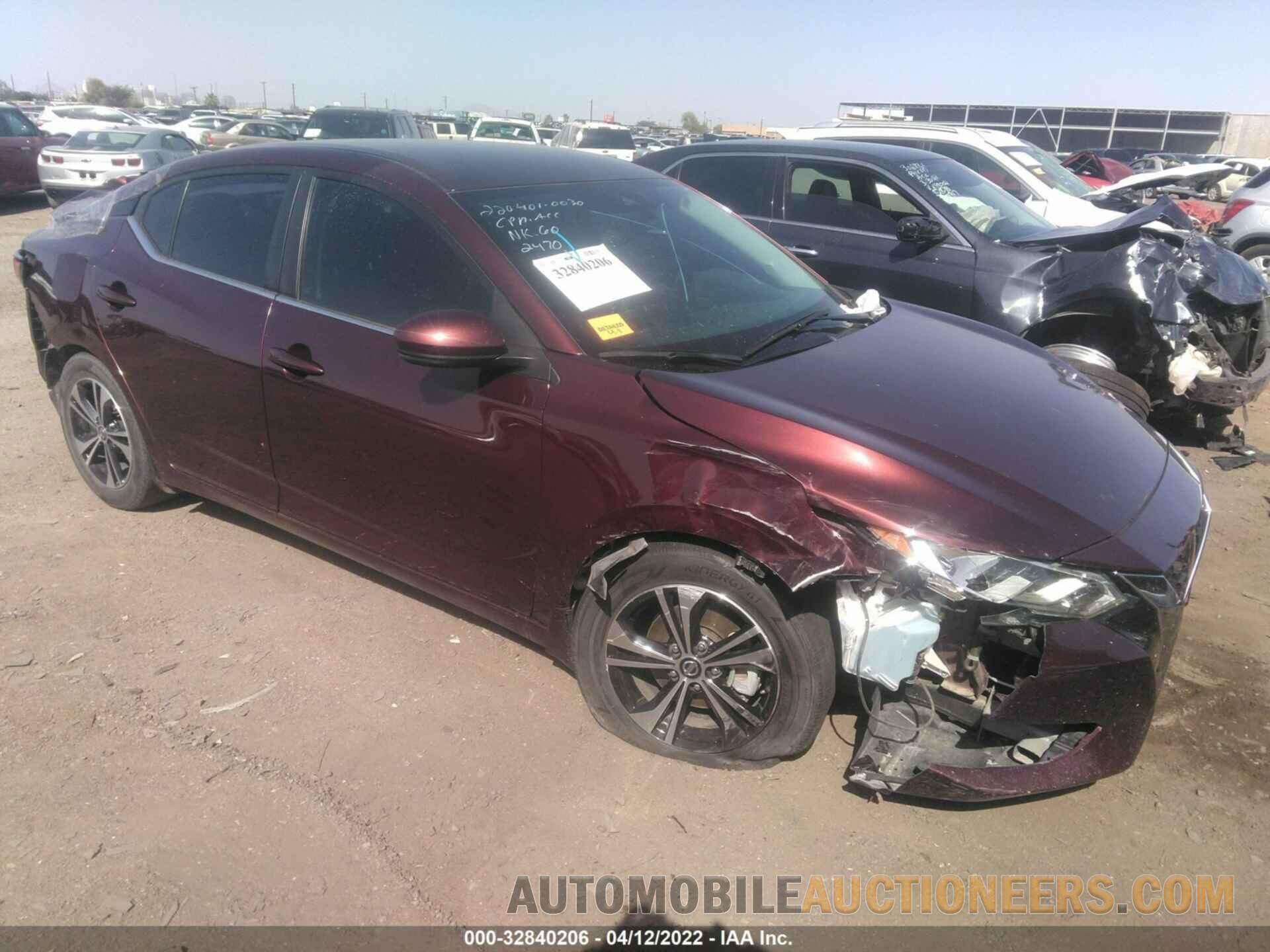 3N1AB8CV5LY262470 NISSAN SENTRA 2020