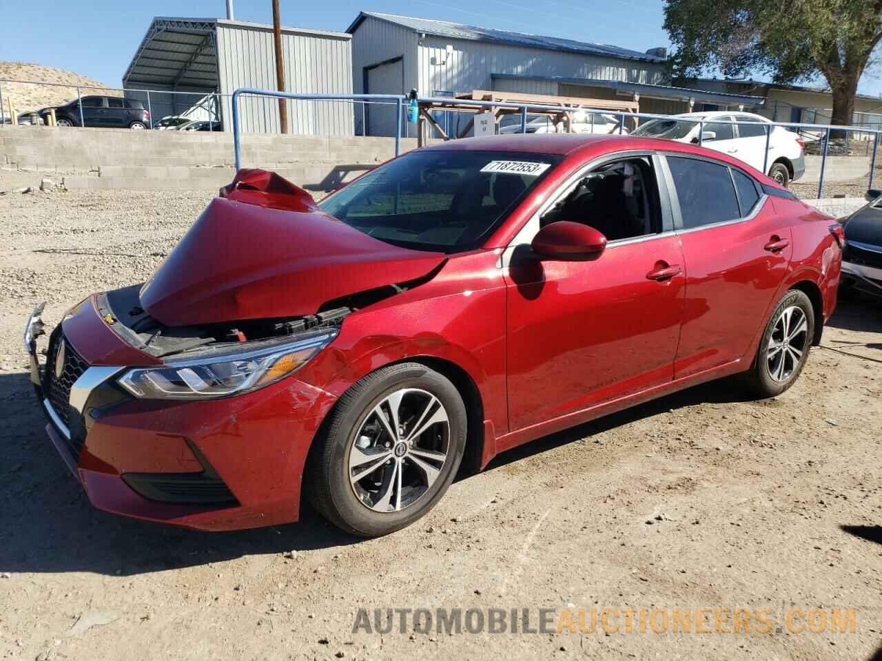 3N1AB8CV5NY313825 NISSAN SENTRA 2022