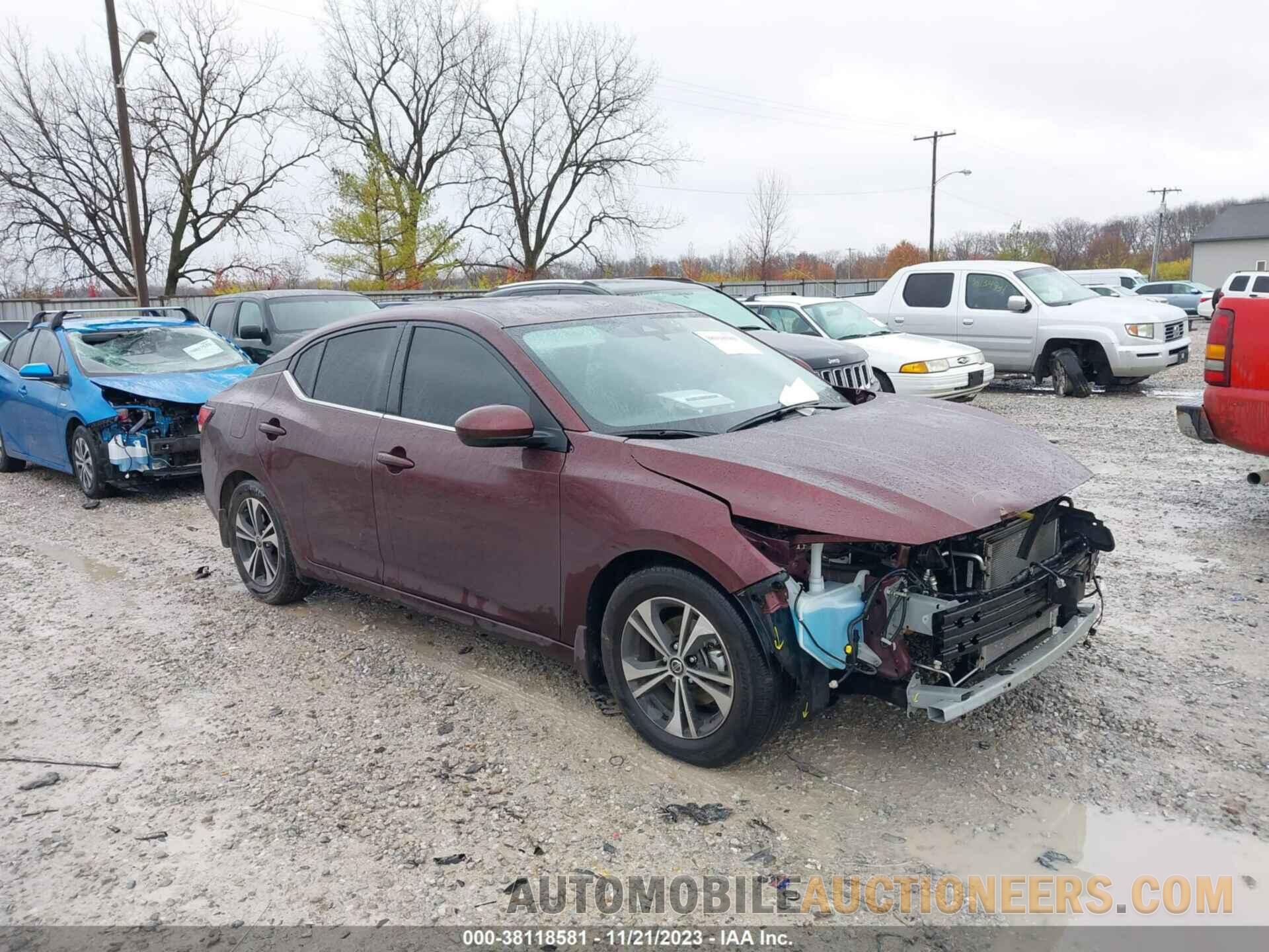 3N1AB8CV6NY306396 NISSAN SENTRA 2022