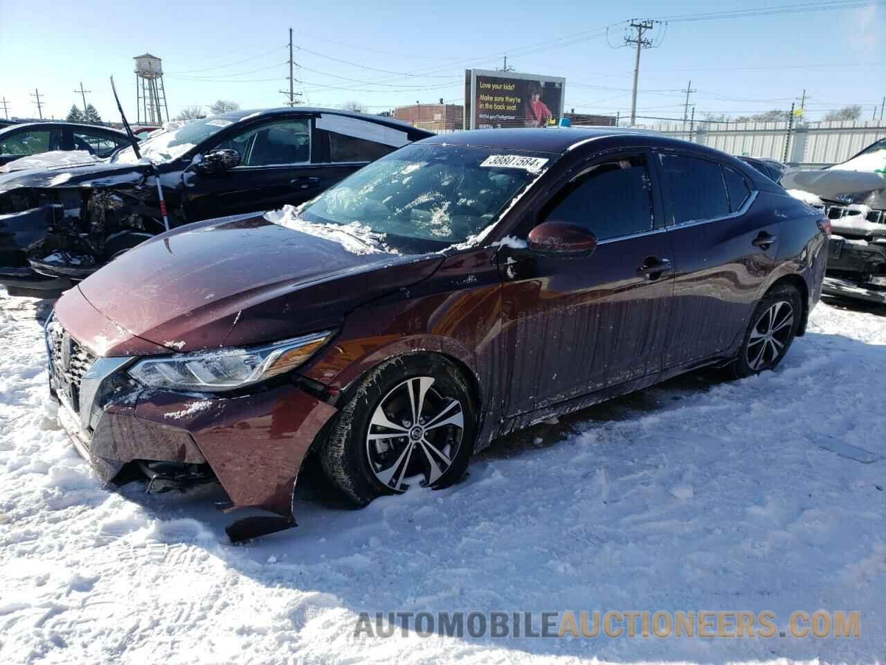 3N1AB8CV7NY320887 NISSAN SENTRA 2022