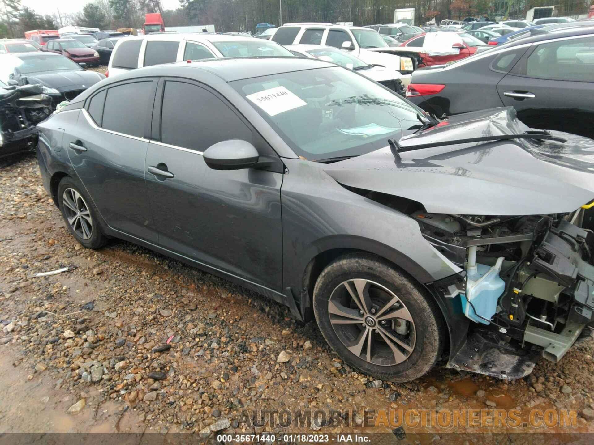 3N1AB8CV8MY258981 NISSAN SENTRA 2021