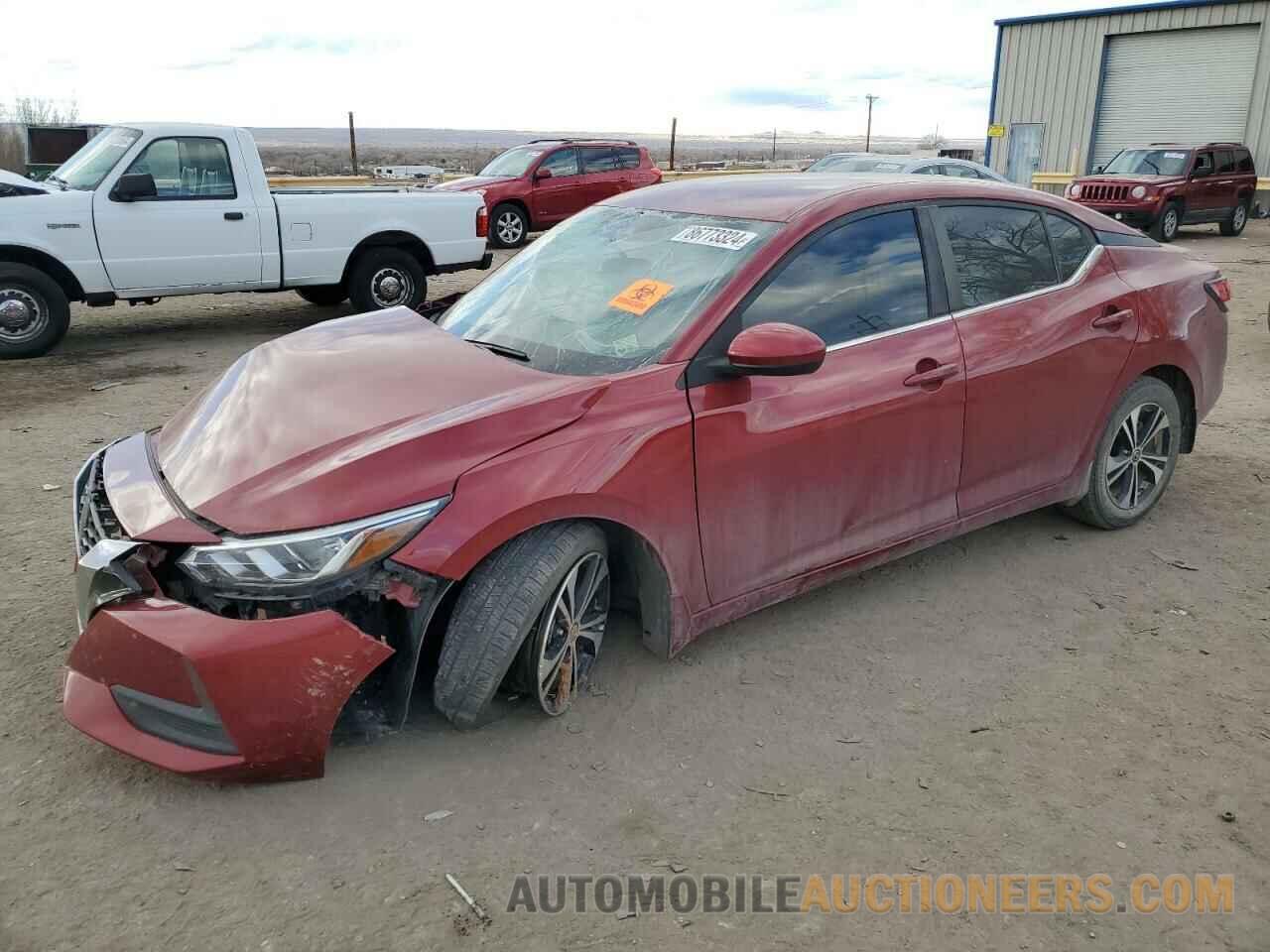 3N1AB8CV8NY293067 NISSAN SENTRA 2022