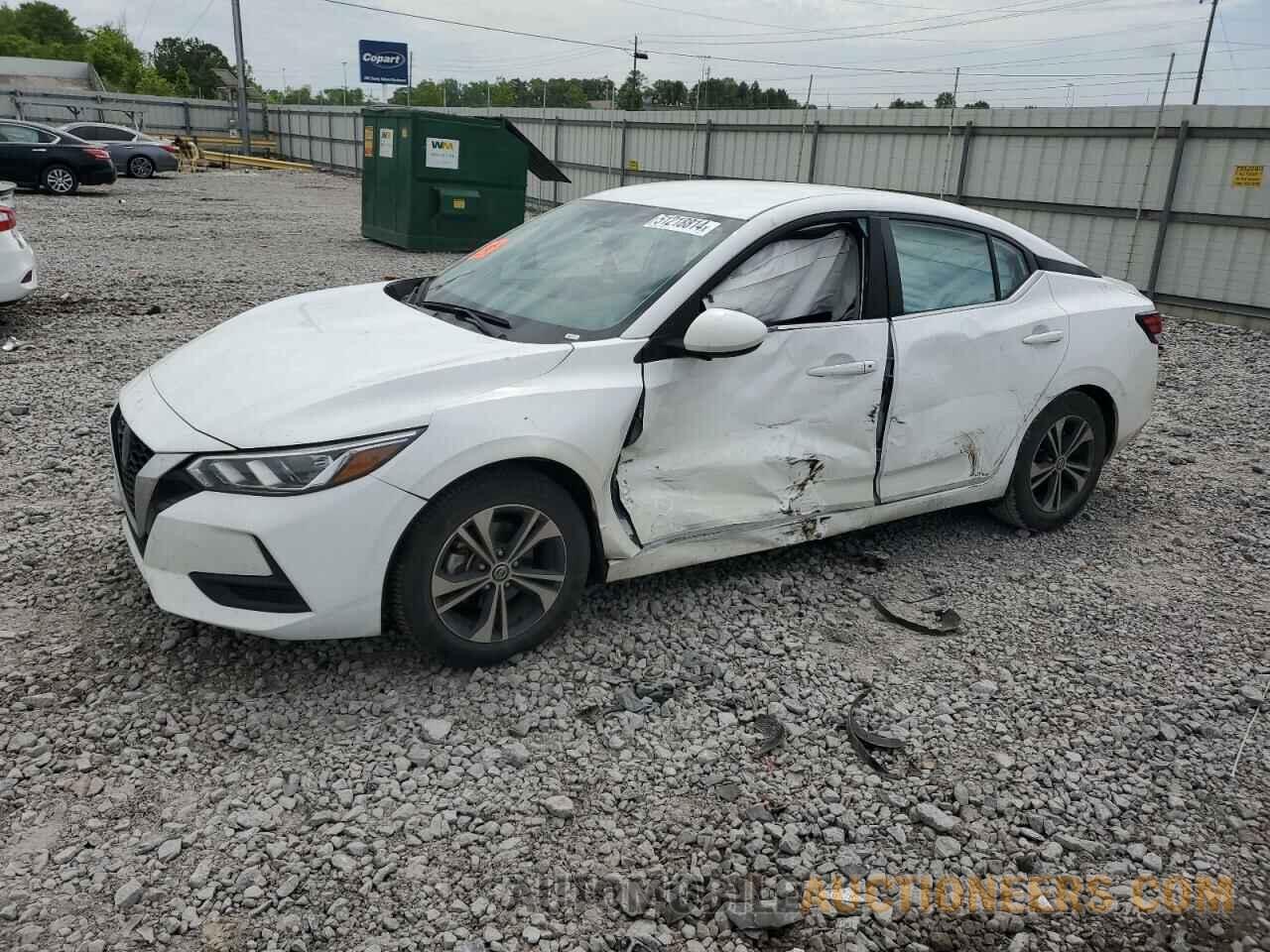 3N1AB8CVXMY253670 NISSAN SENTRA 2021