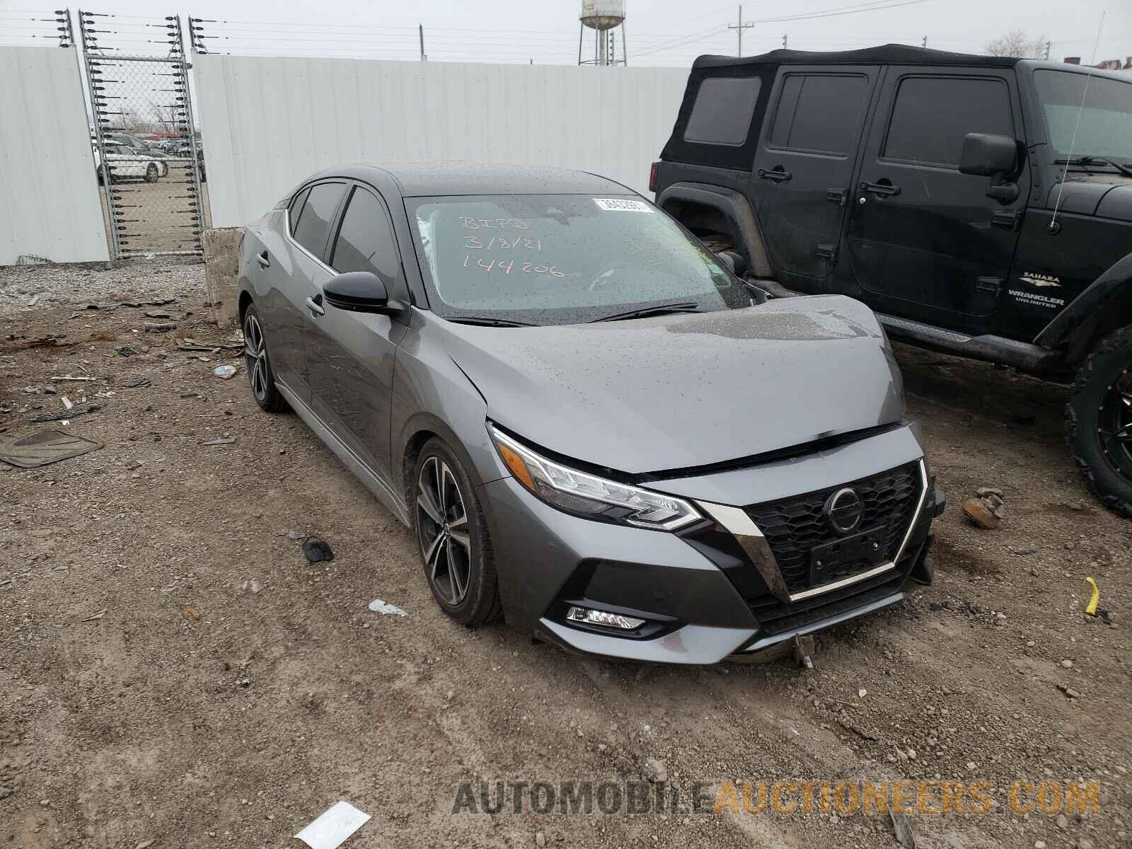 3N1AB8DV3LY287320 NISSAN SENTRA 2020