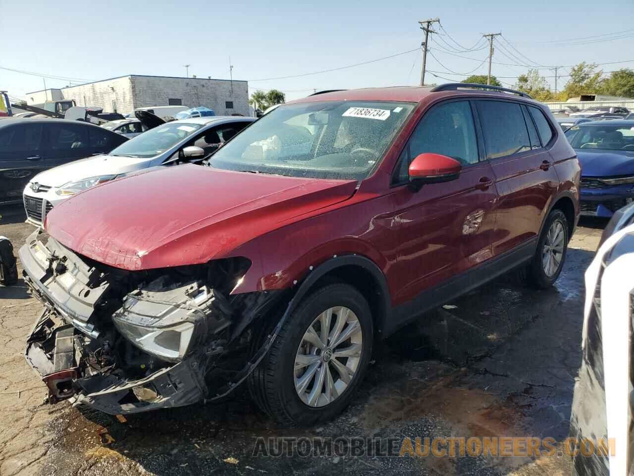 3VV0B7AX1KM120518 VOLKSWAGEN TIGUAN 2019