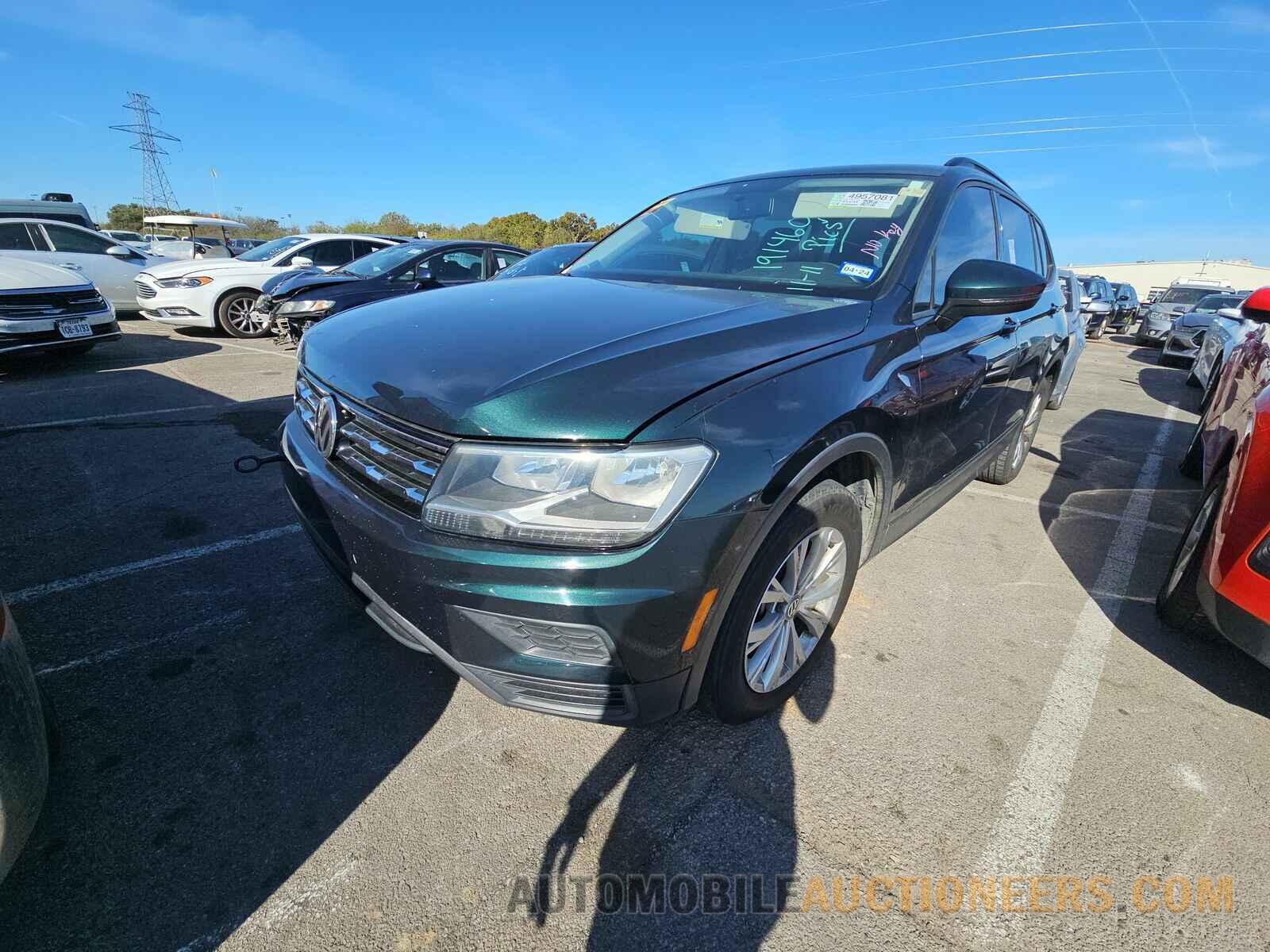 3VV1B7AX4KM191460 Volkswagen Tiguan 2019