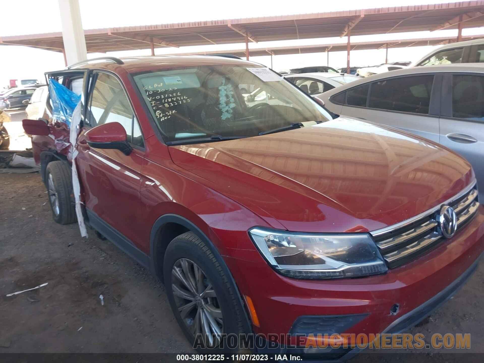 3VV1B7AX8JM031256 VOLKSWAGEN TIGUAN 2018