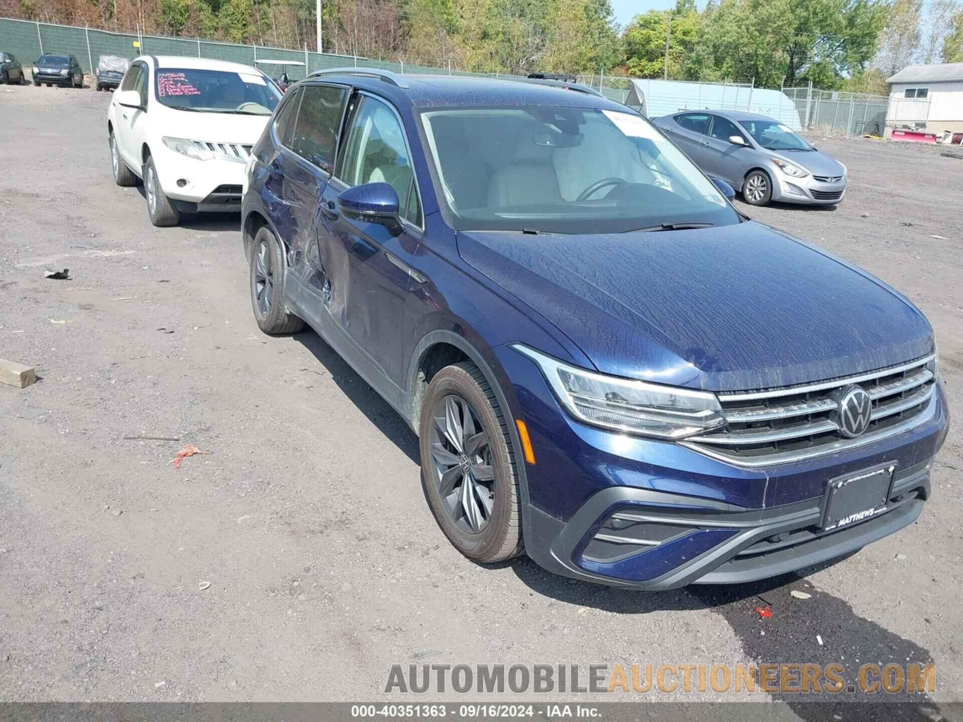 3VV2B7AX0NM174289 VOLKSWAGEN TIGUAN 2022