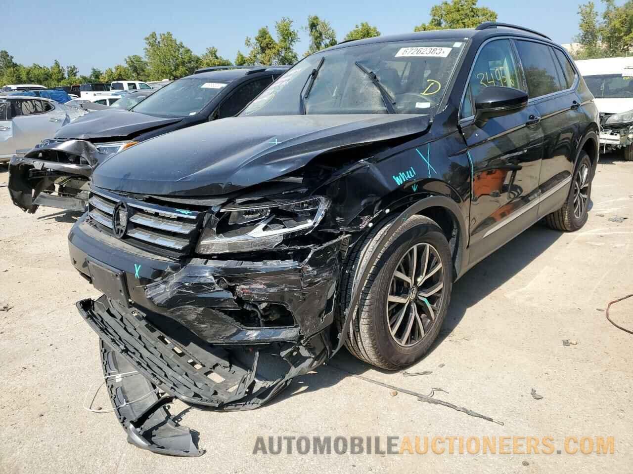 3VV2B7AX2MM029401 VOLKSWAGEN TIGUAN 2021