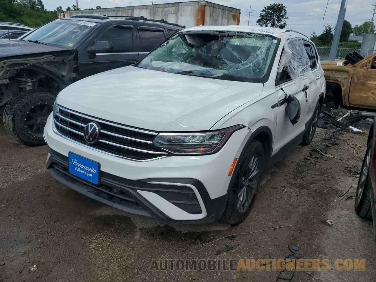 3VV2B7AX4NM126407 VOLKSWAGEN TIGUAN 2022