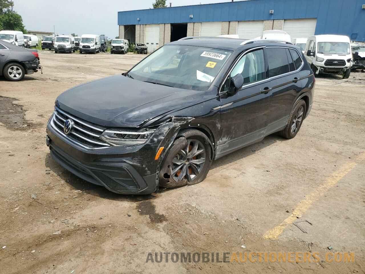 3VV2B7AX8NM038508 VOLKSWAGEN TIGUAN 2022