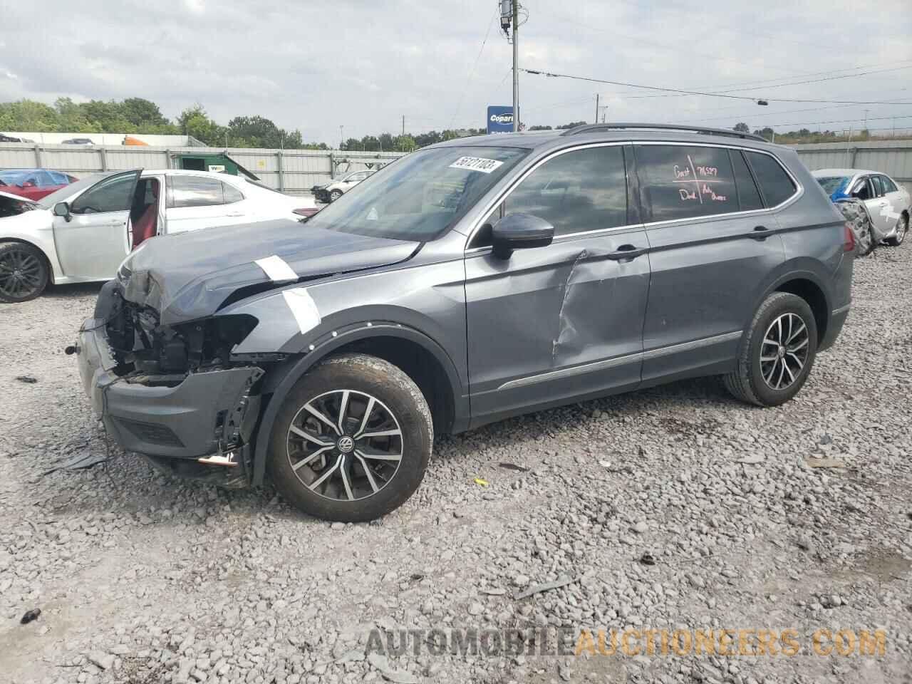 3VV2B7AX9MM107818 VOLKSWAGEN TIGUAN 2021