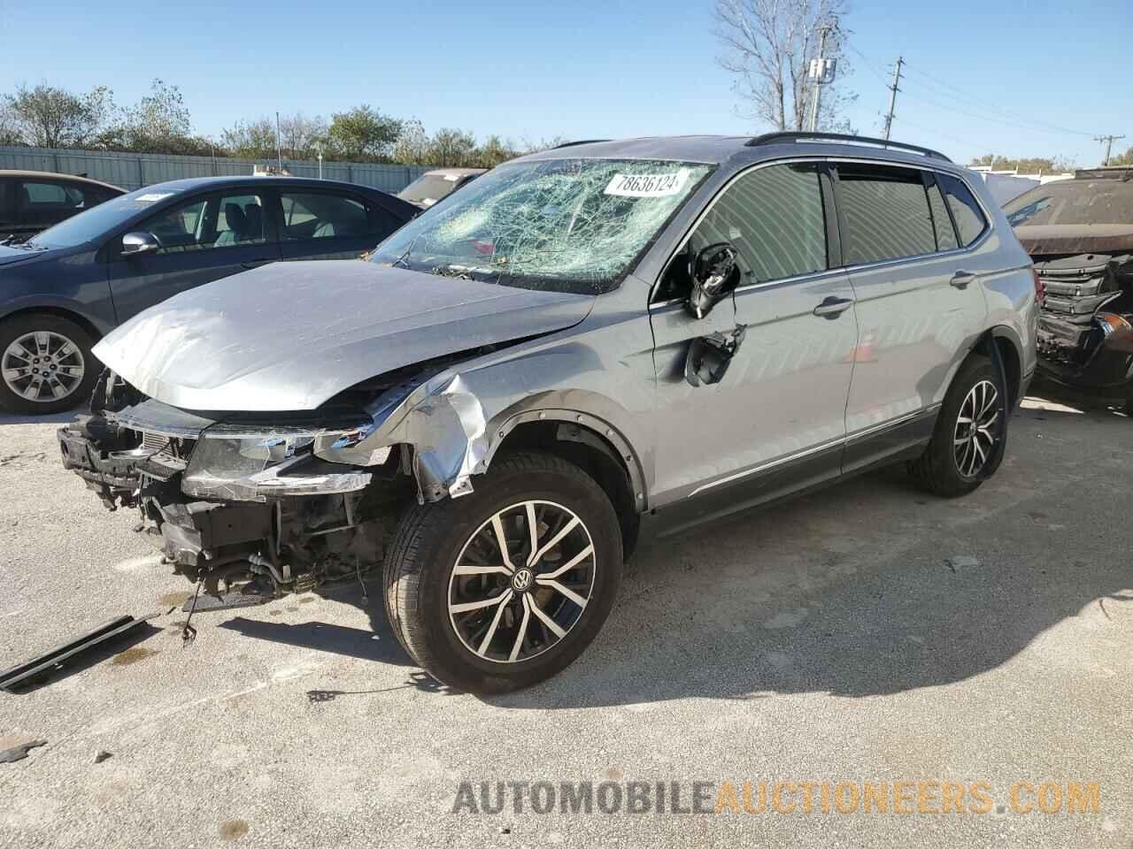 3VV3B7AX0MM009233 VOLKSWAGEN TIGUAN 2021