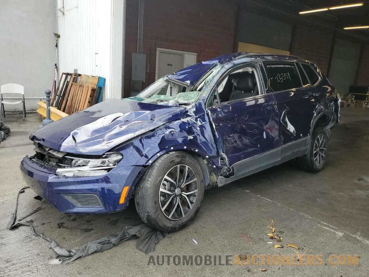 3VV3B7AX5MM117556 VOLKSWAGEN TIGUAN 2021