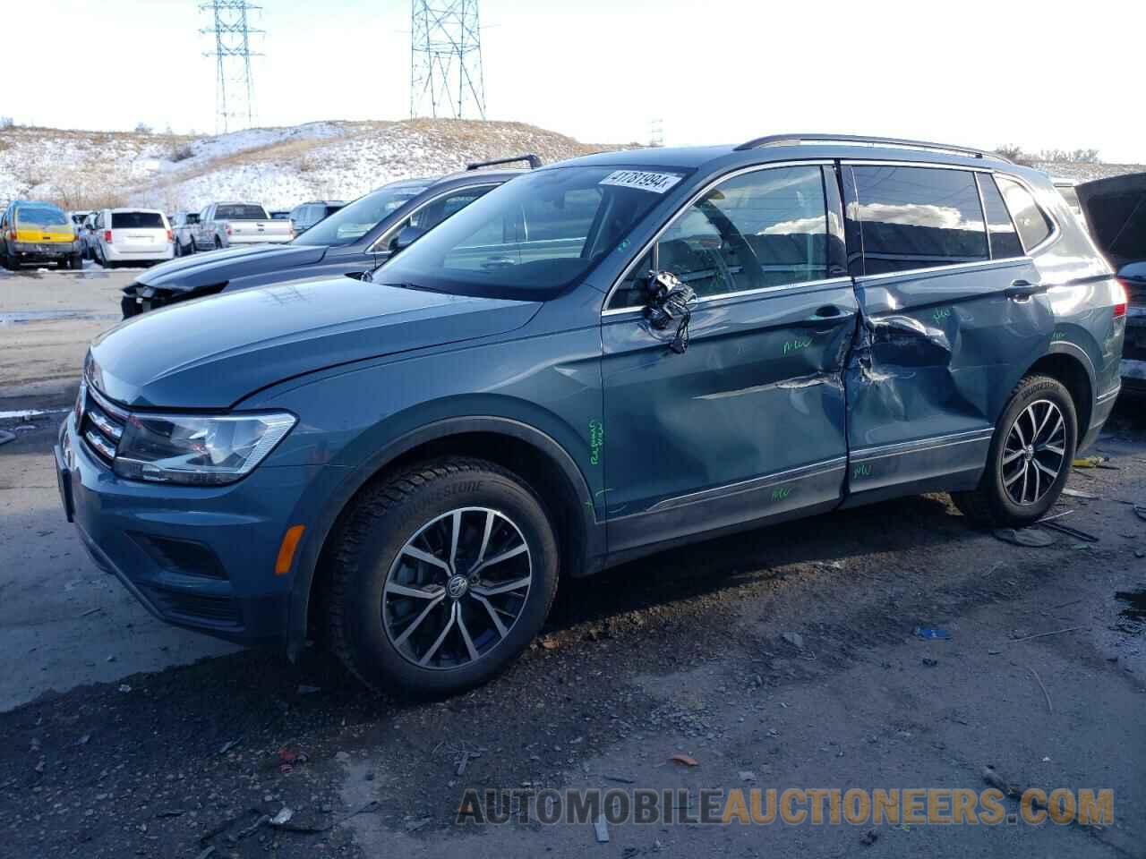 3VV3B7AX7MM023999 VOLKSWAGEN TIGUAN 2021