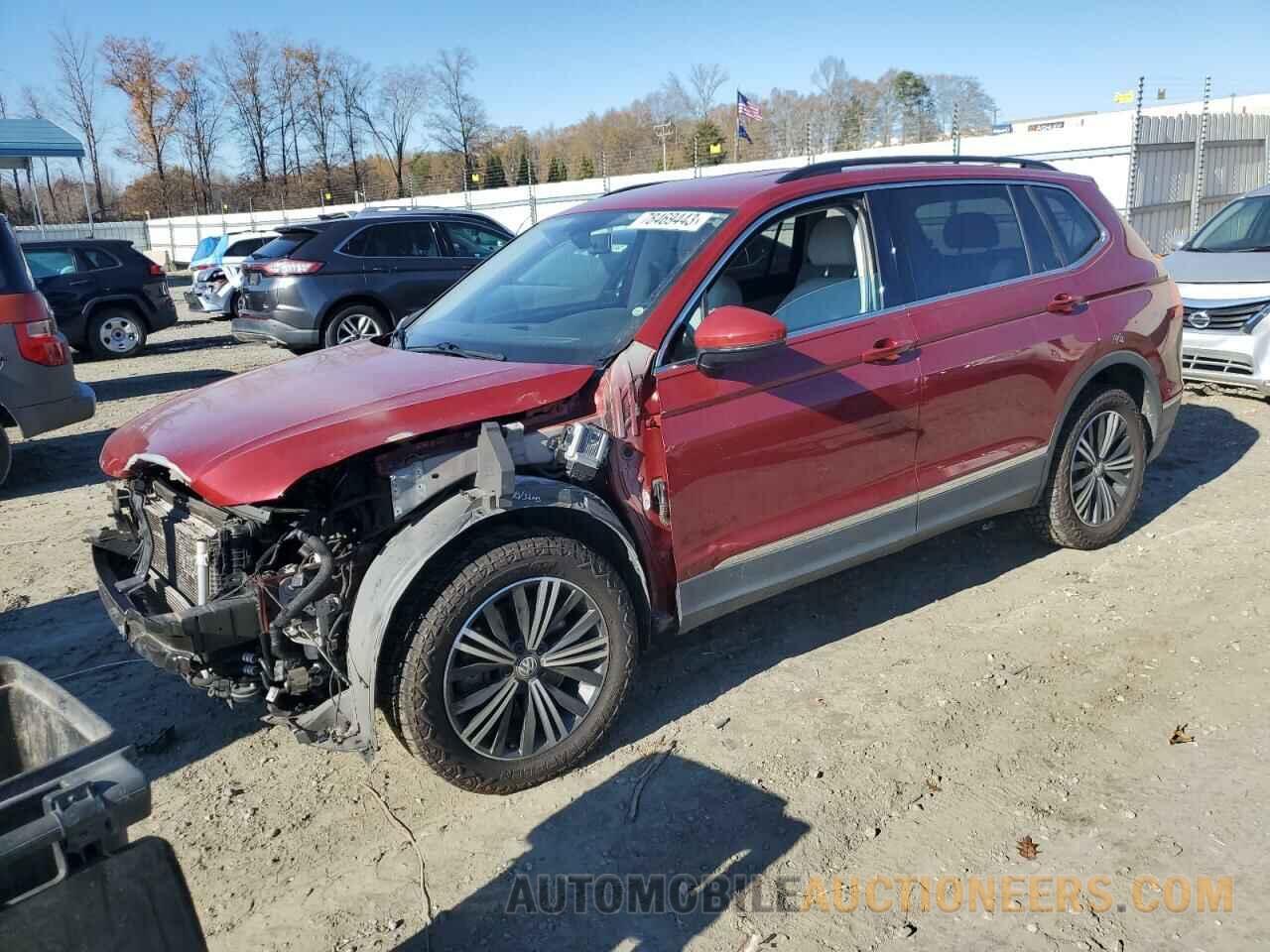 3VV3B7AX9JM038659 VOLKSWAGEN TIGUAN 2018