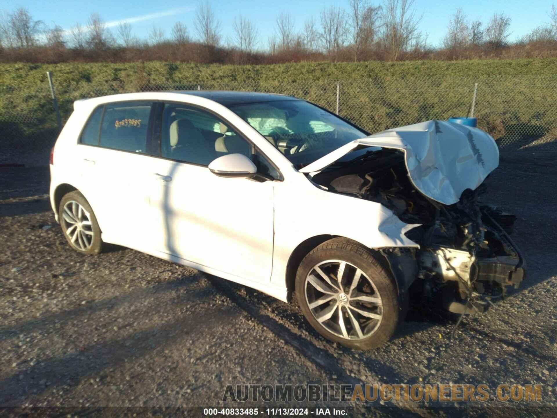 3VW217AU0FM004892 VOLKSWAGEN GOLF 2015