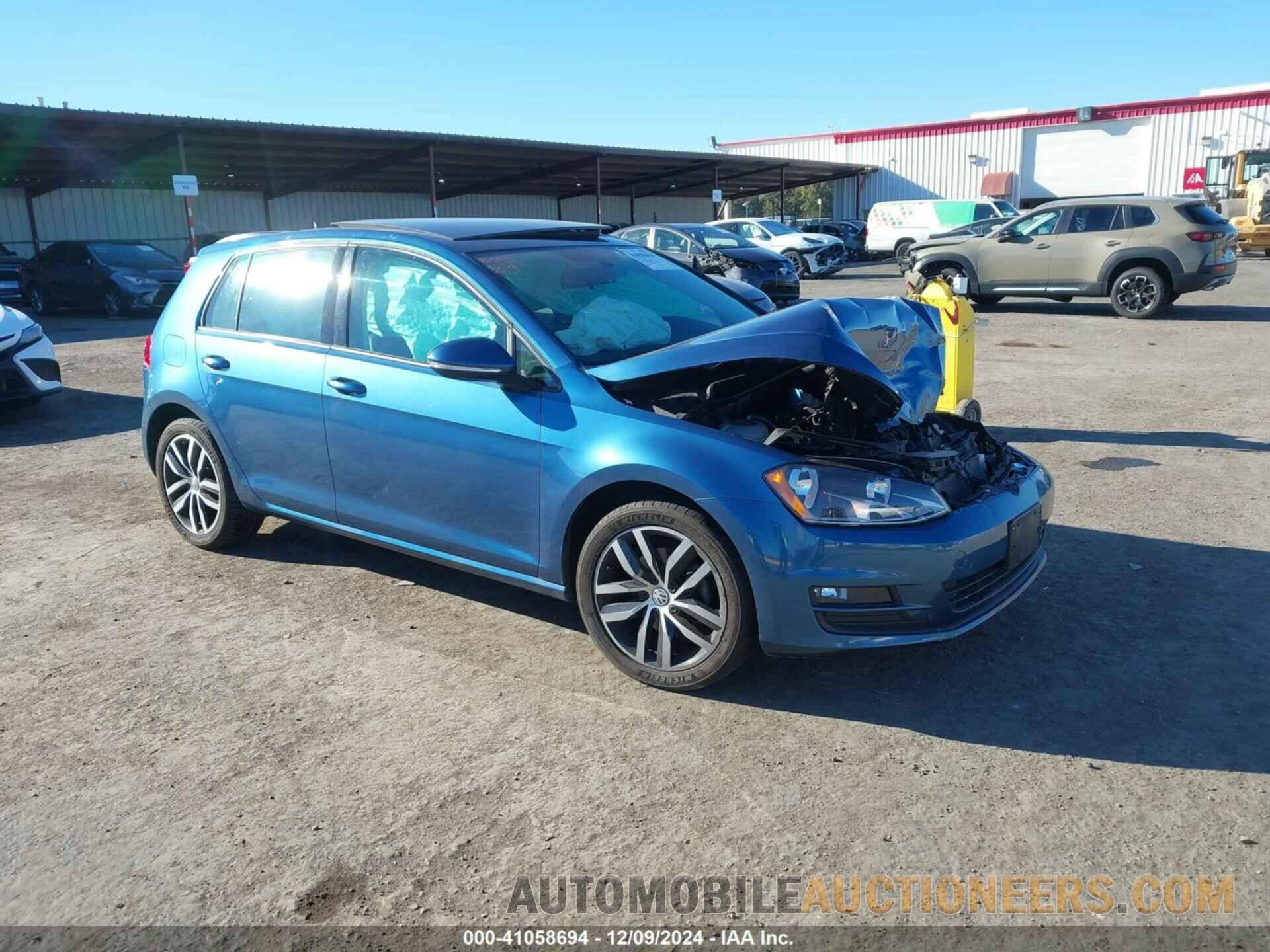 3VW217AU0HM037832 VOLKSWAGEN GOLF 2017