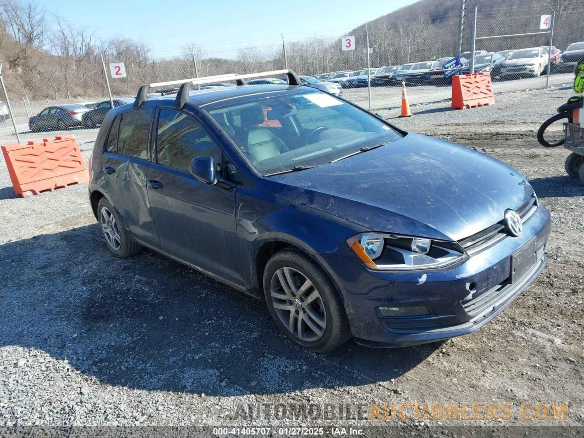 3VW217AU1GM020827 VOLKSWAGEN GOLF 2016