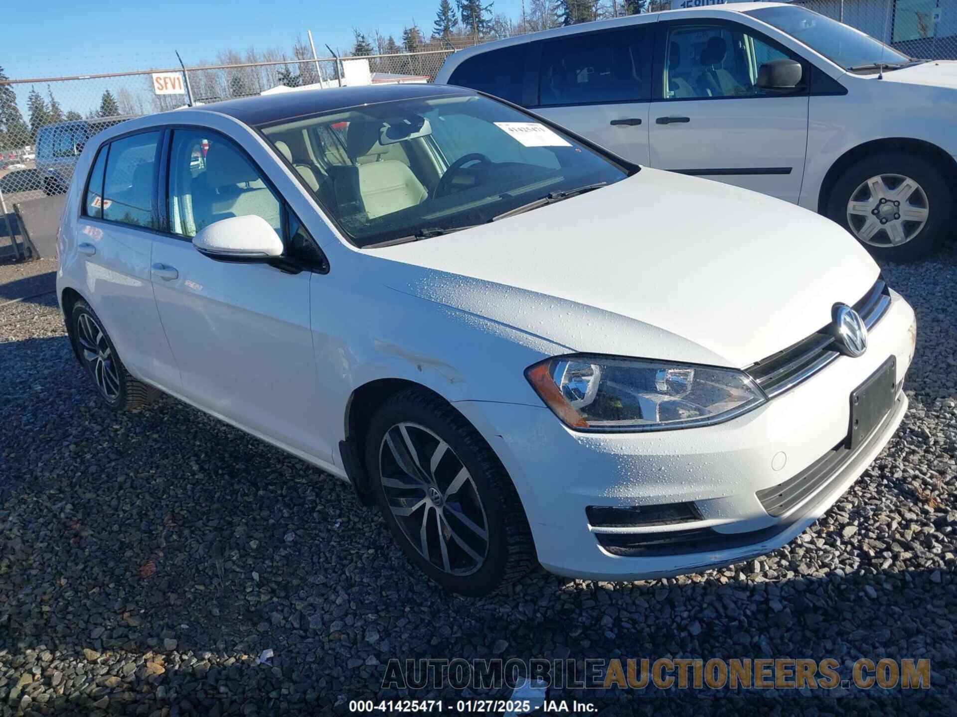 3VW217AU2GM006774 VOLKSWAGEN GOLF 2016