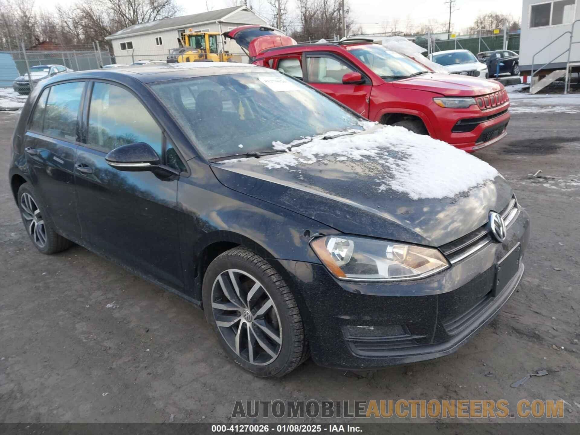 3VW217AU3GM029142 VOLKSWAGEN GOLF 2016