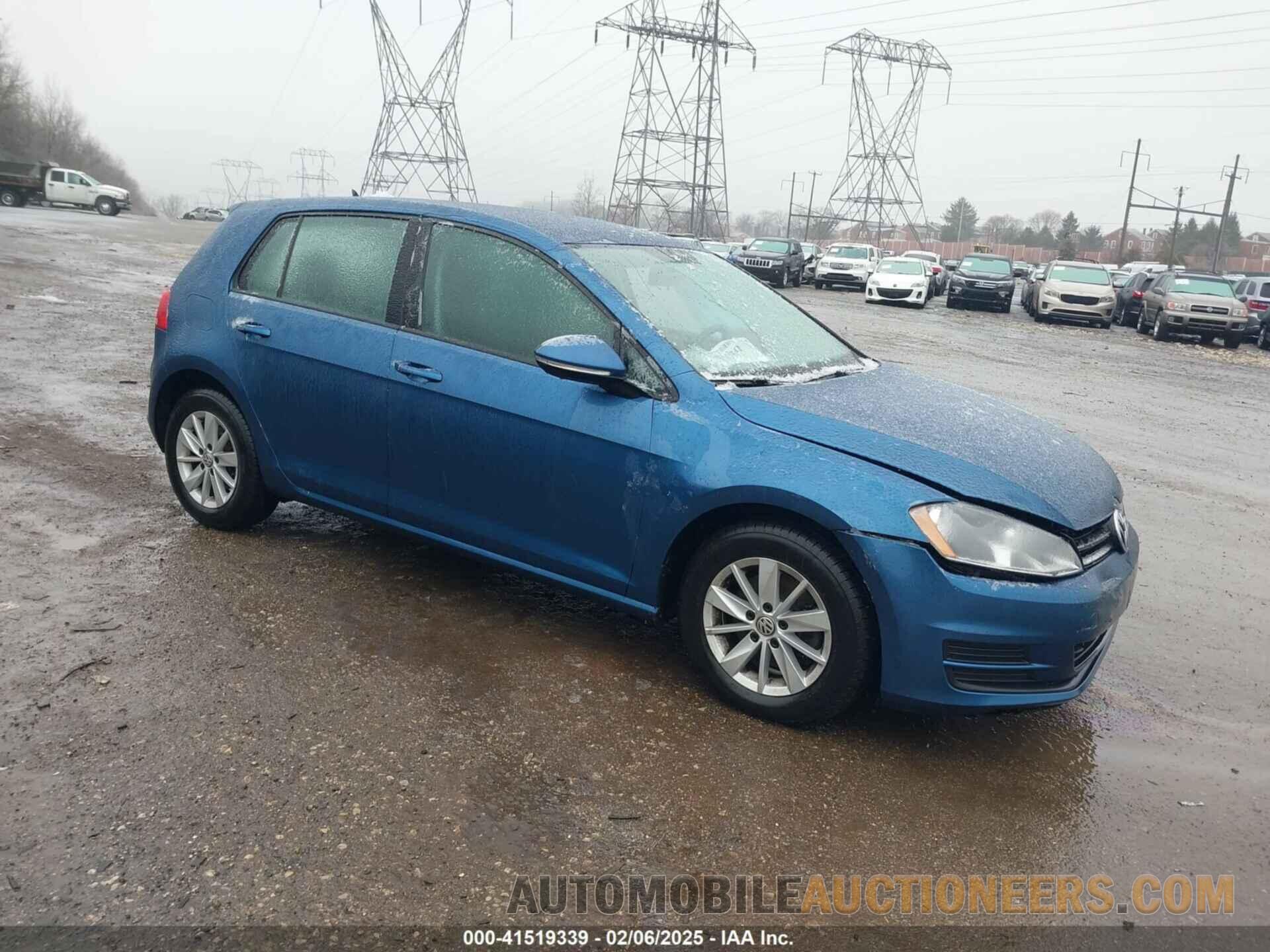 3VW217AU3HM035489 VOLKSWAGEN GOLF 2017