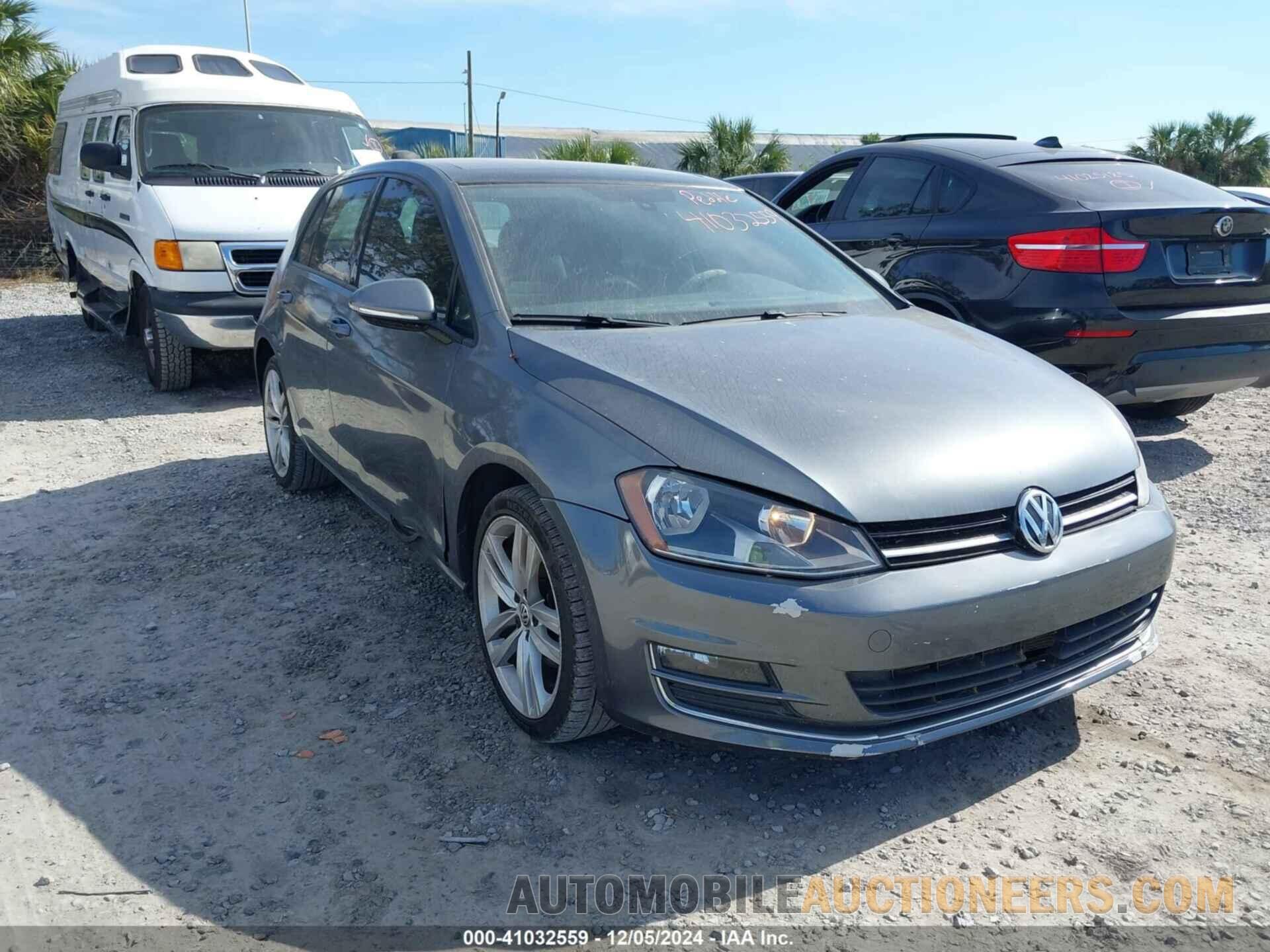 3VW217AU3HM072588 VOLKSWAGEN GOLF 2017